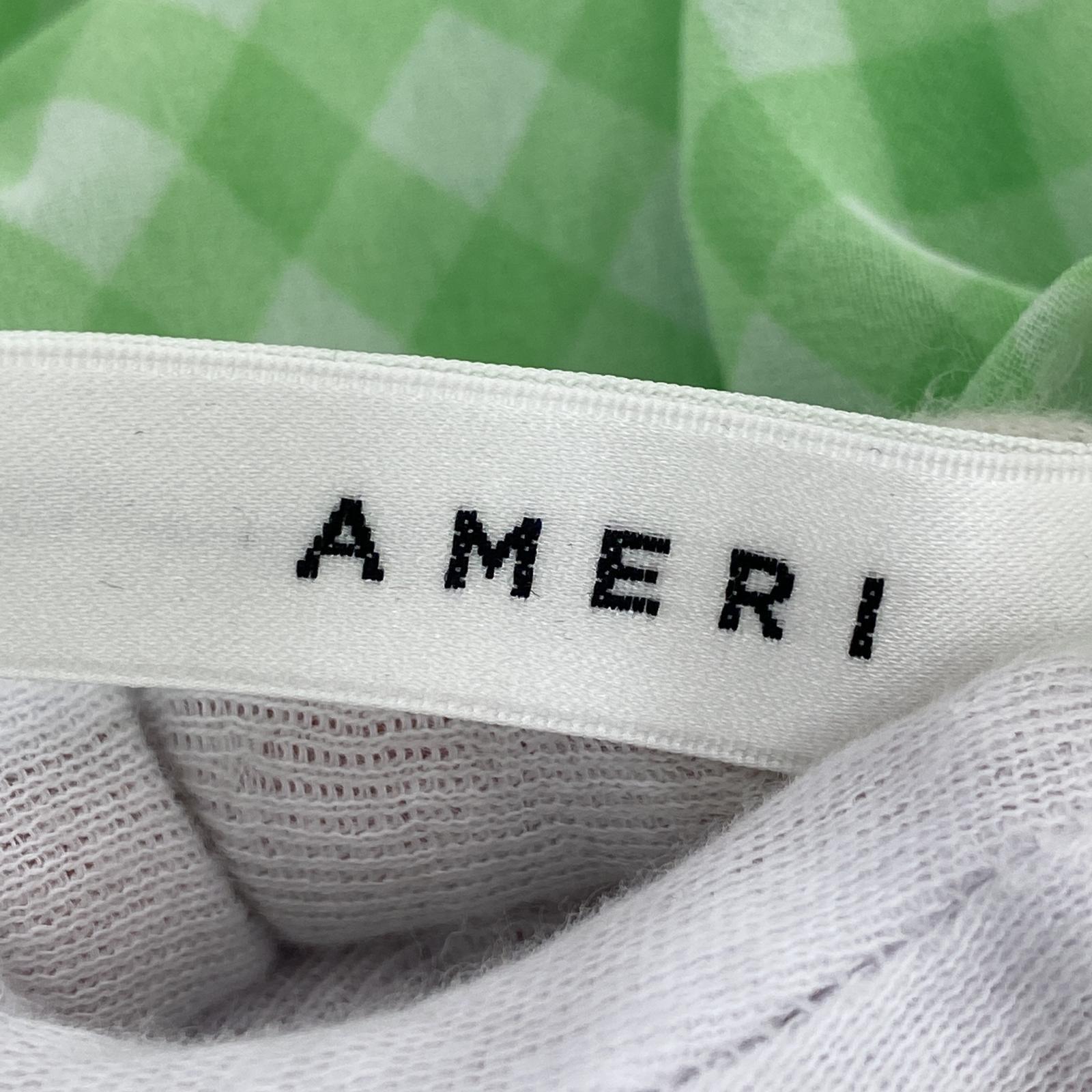 ワンピース GINGHAM CHECK SHIRT DRESS 緑 M グリーン