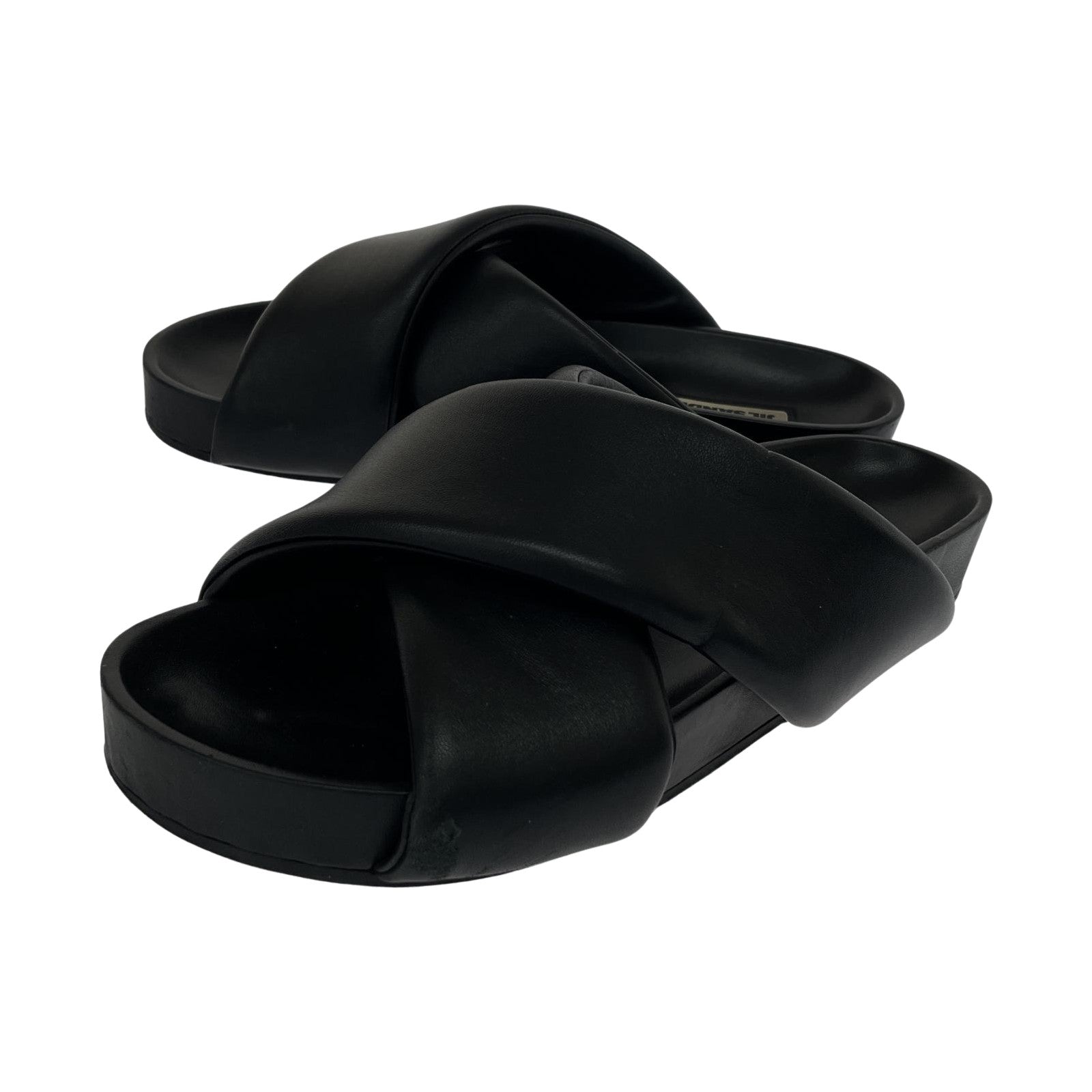 その他靴 JIL SANDER パテッドサンダル ブラック