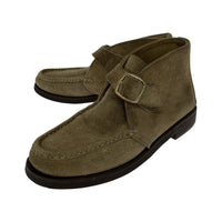 ブーツ RUSSELL MOCCASIN モンクストラップ スエードシューズ (7 1/2) ベージュ