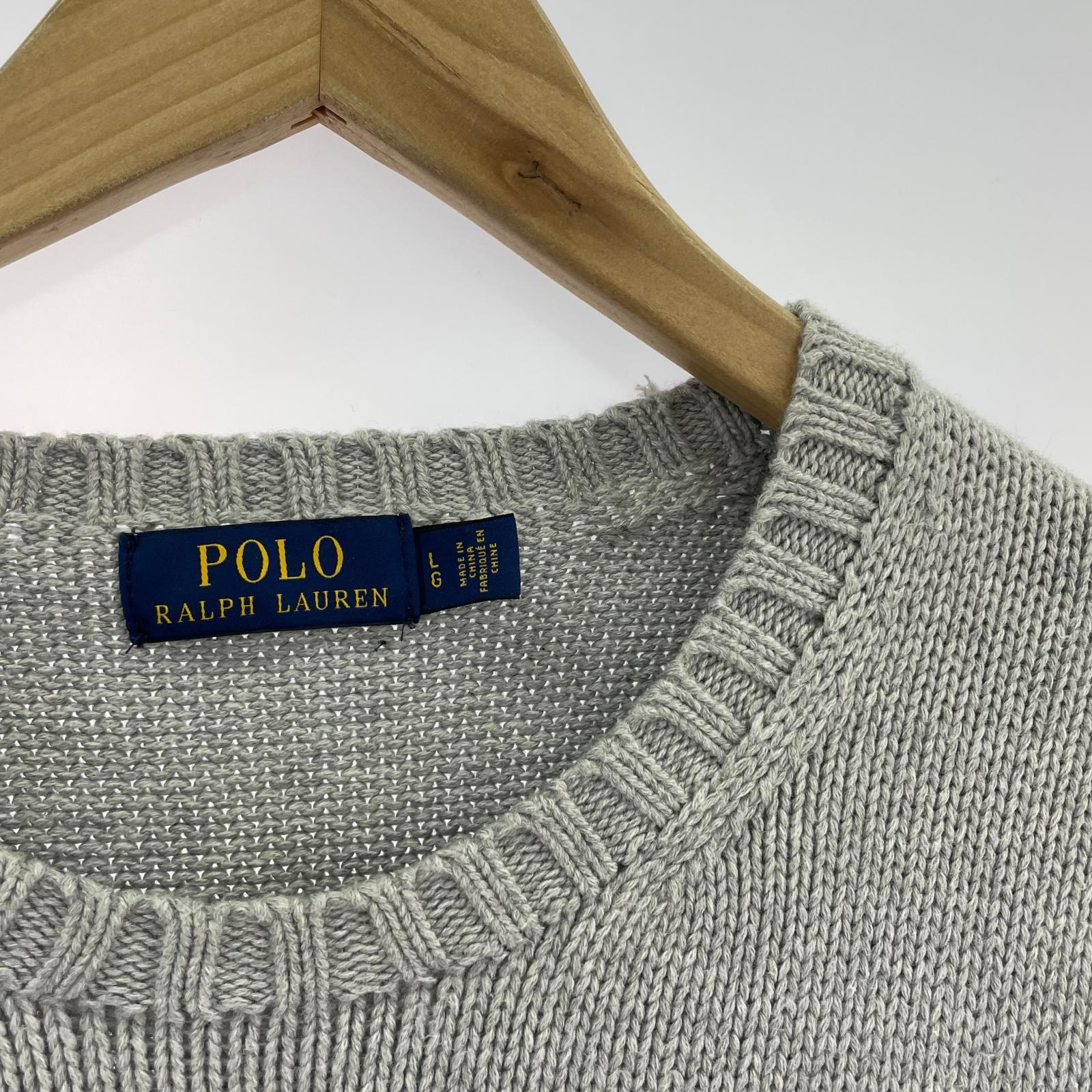 その他トップス POLO RALPH LAUREN POLOロゴニット グレー (L) グレー