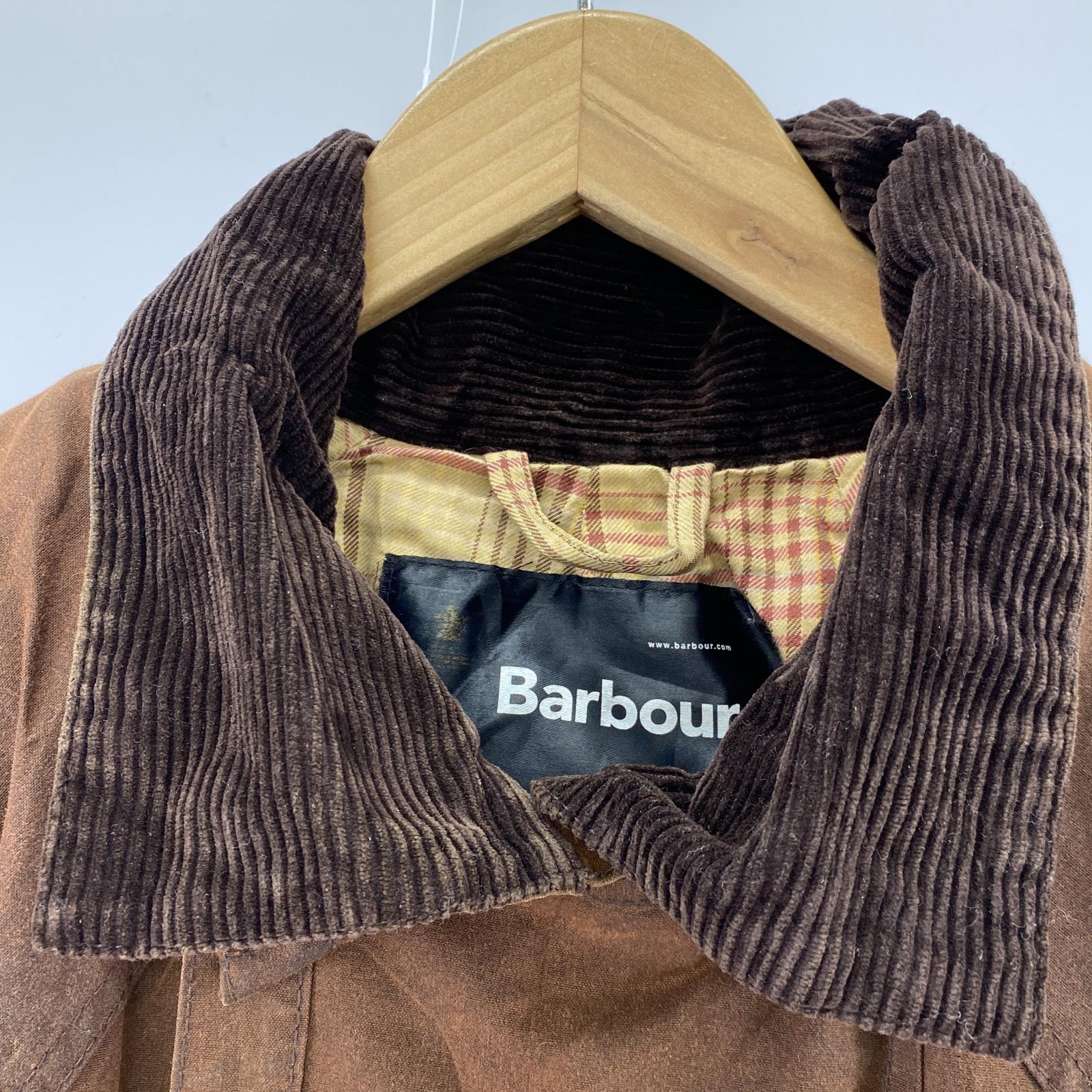 その他アウター Barbour/STOCKMAN LONG WAX COAT/L/A155 L ブラウン