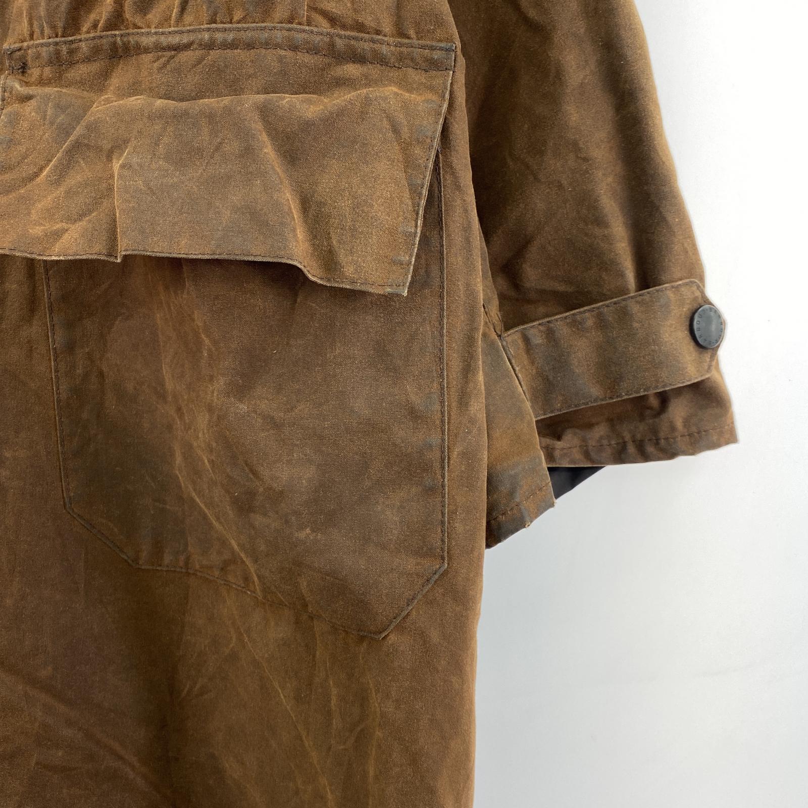 その他アウター Barbour/STOCKMAN LONG WAX COAT/L/A155 L ブラウン