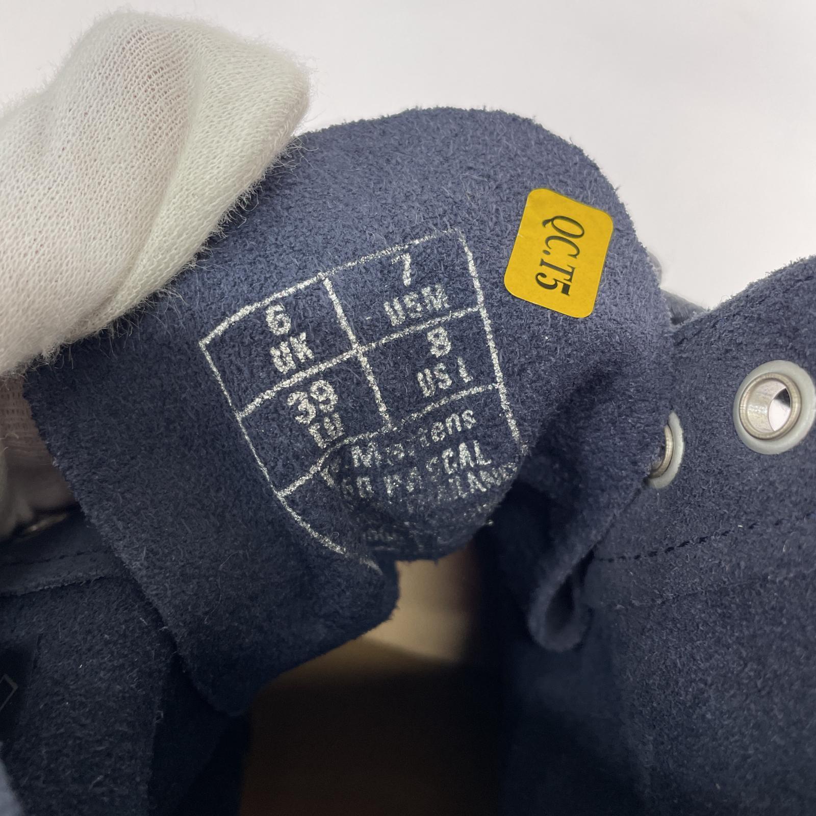 ブーツ Dr.Martens PASCAL VIRGINIA 8ホールブーツ(39) 24.5cm (US6 1/2 UK6 EU39) ブルー