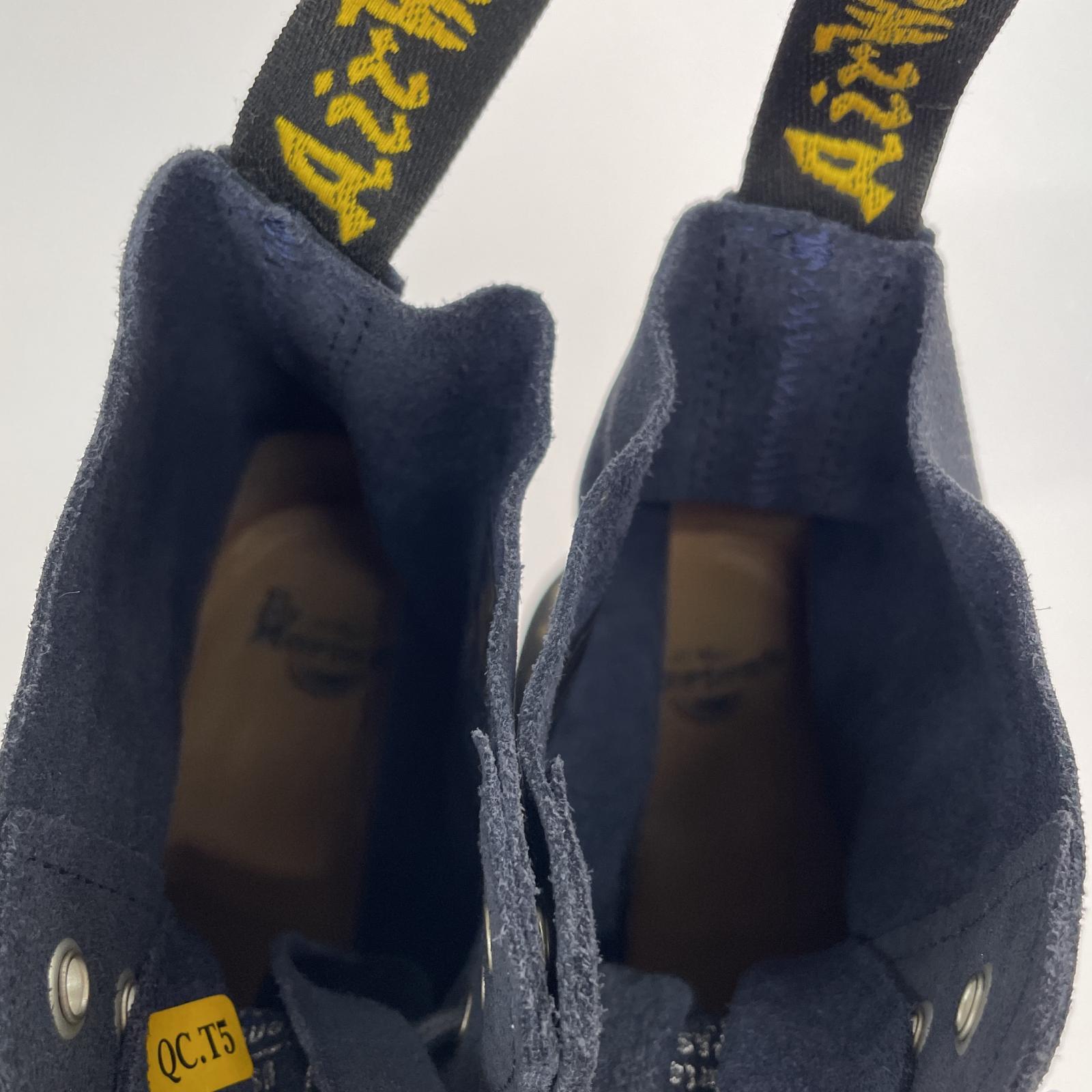 ブーツ Dr.Martens PASCAL VIRGINIA 8ホールブーツ(39) 24.5cm (US6 1/2 UK6 EU39) ブルー