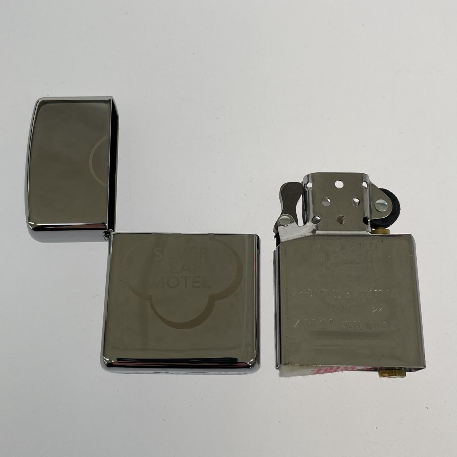 ライター ZIPPO SLM ブランドロゴデザイン シルバー