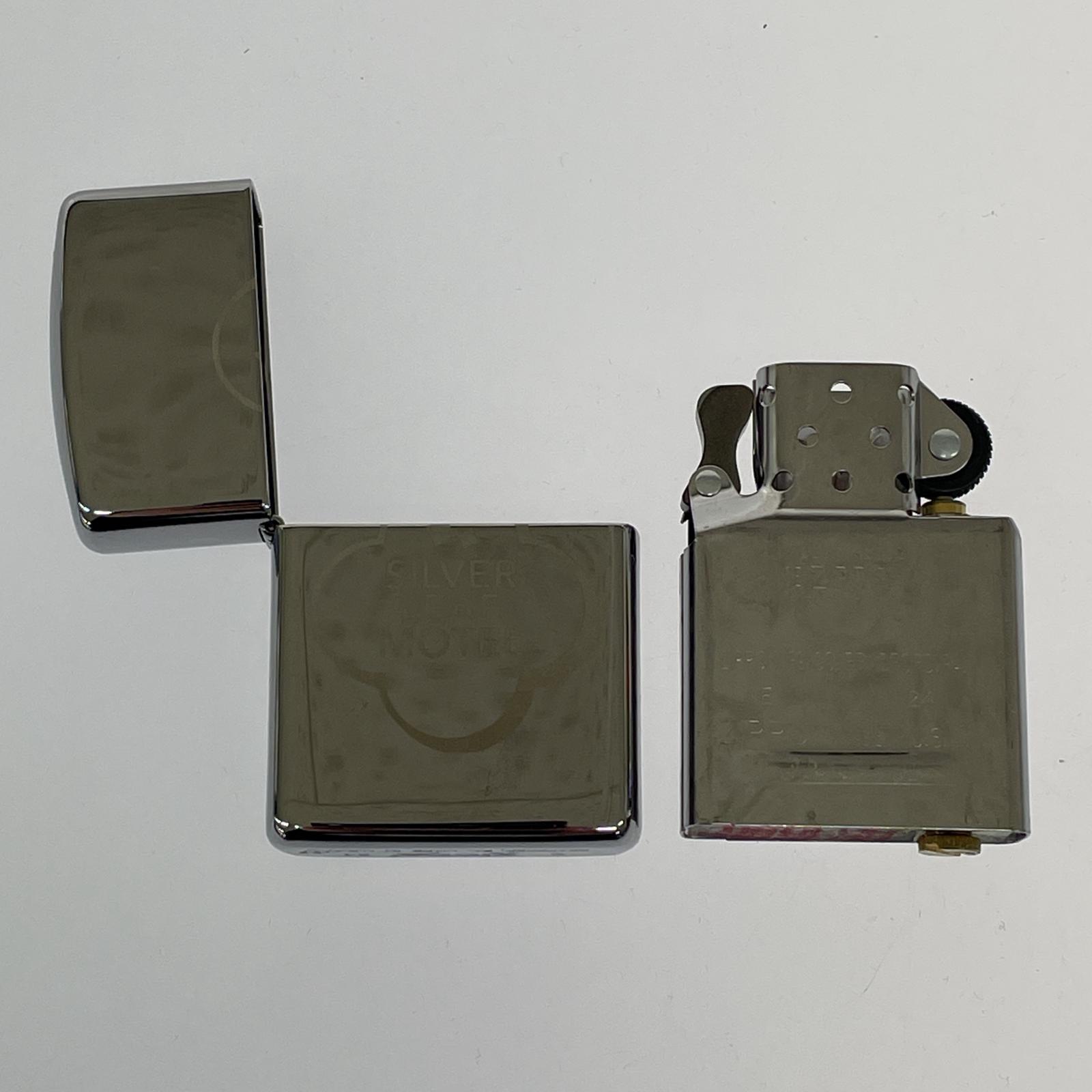 ライター ZIPPO SLM ブランドロゴデザイン シルバー