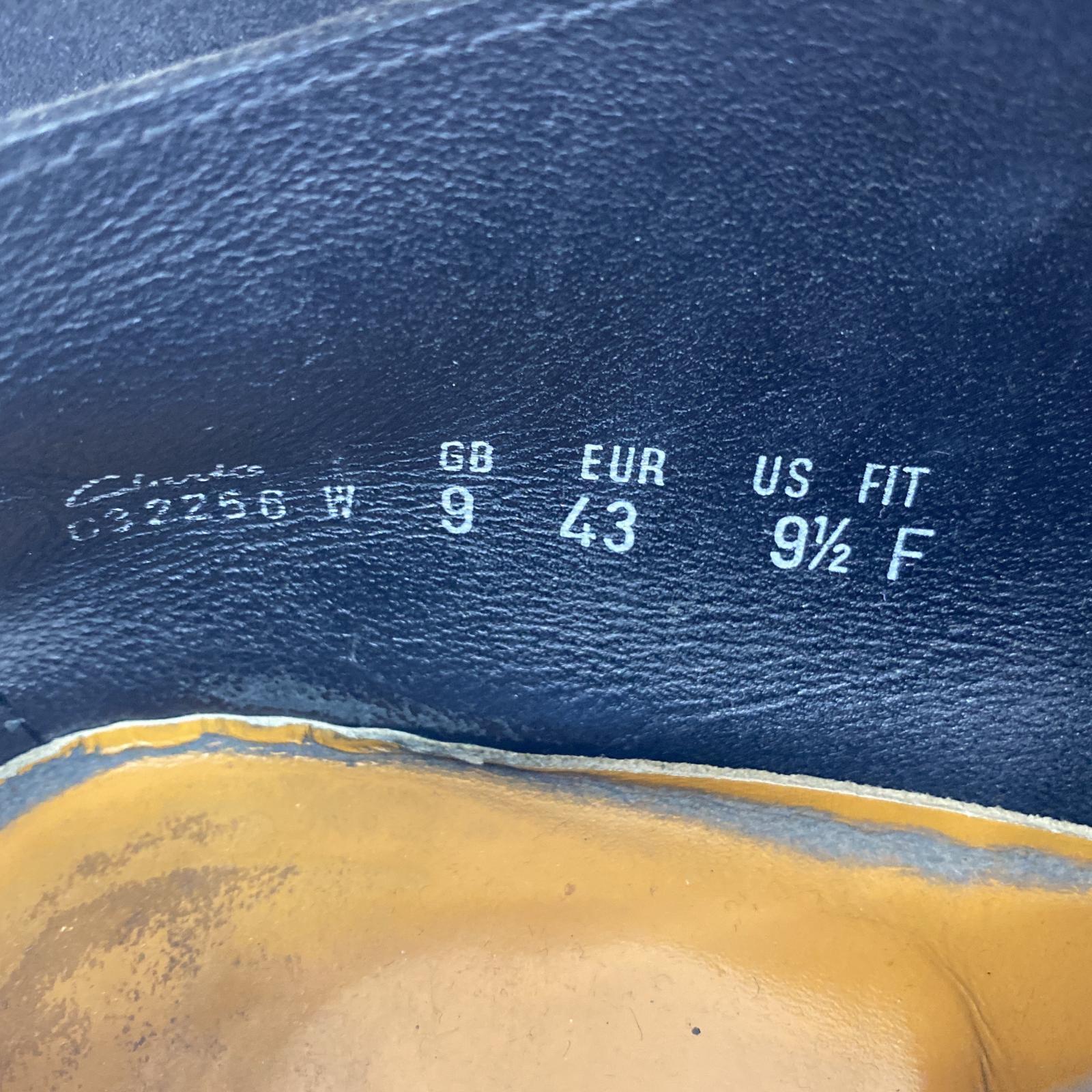 ブーツ Clarks ガムソール レザーシューズ ブラック ブラック