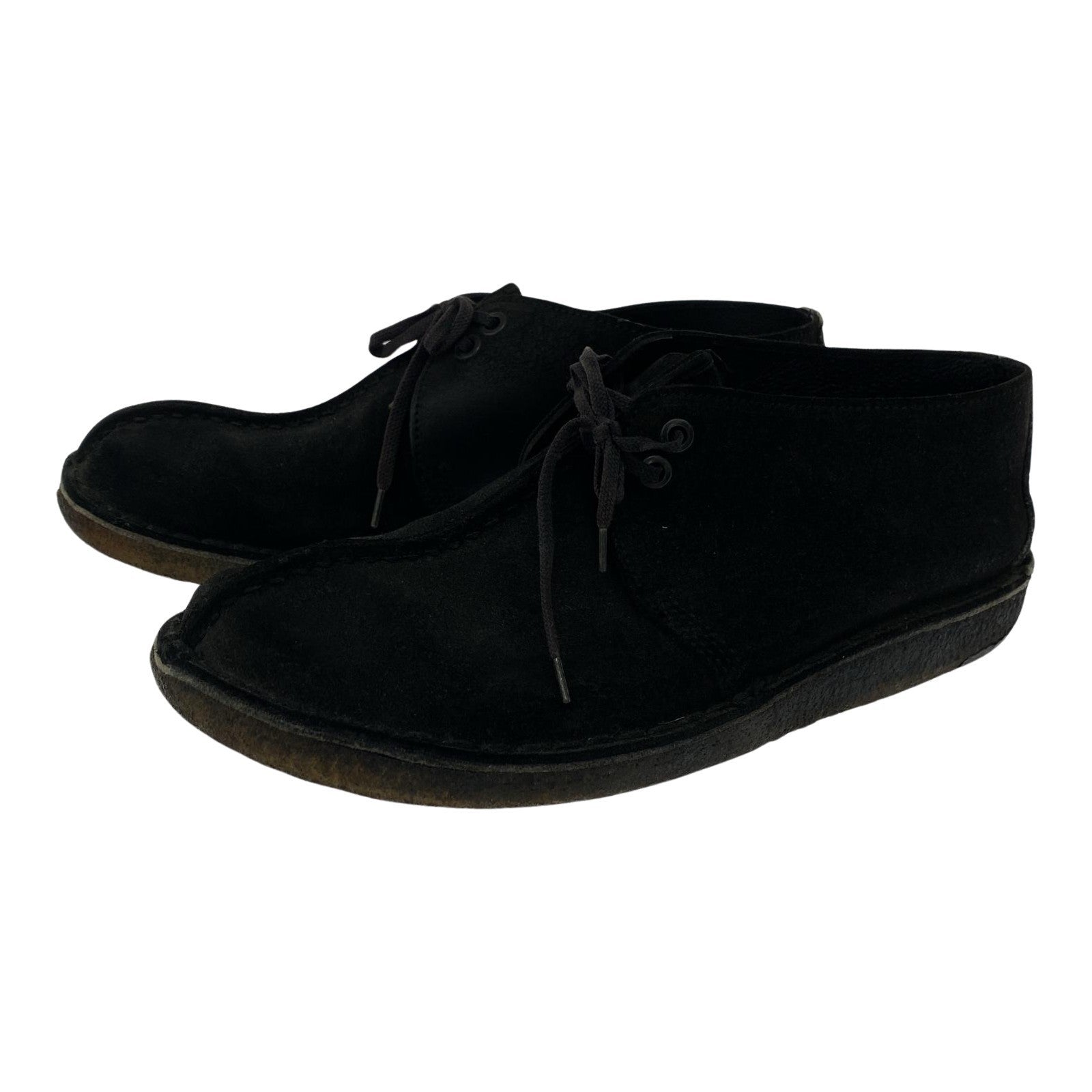 ブーツ Clarks ガムソール レザーシューズ ブラック ブラック