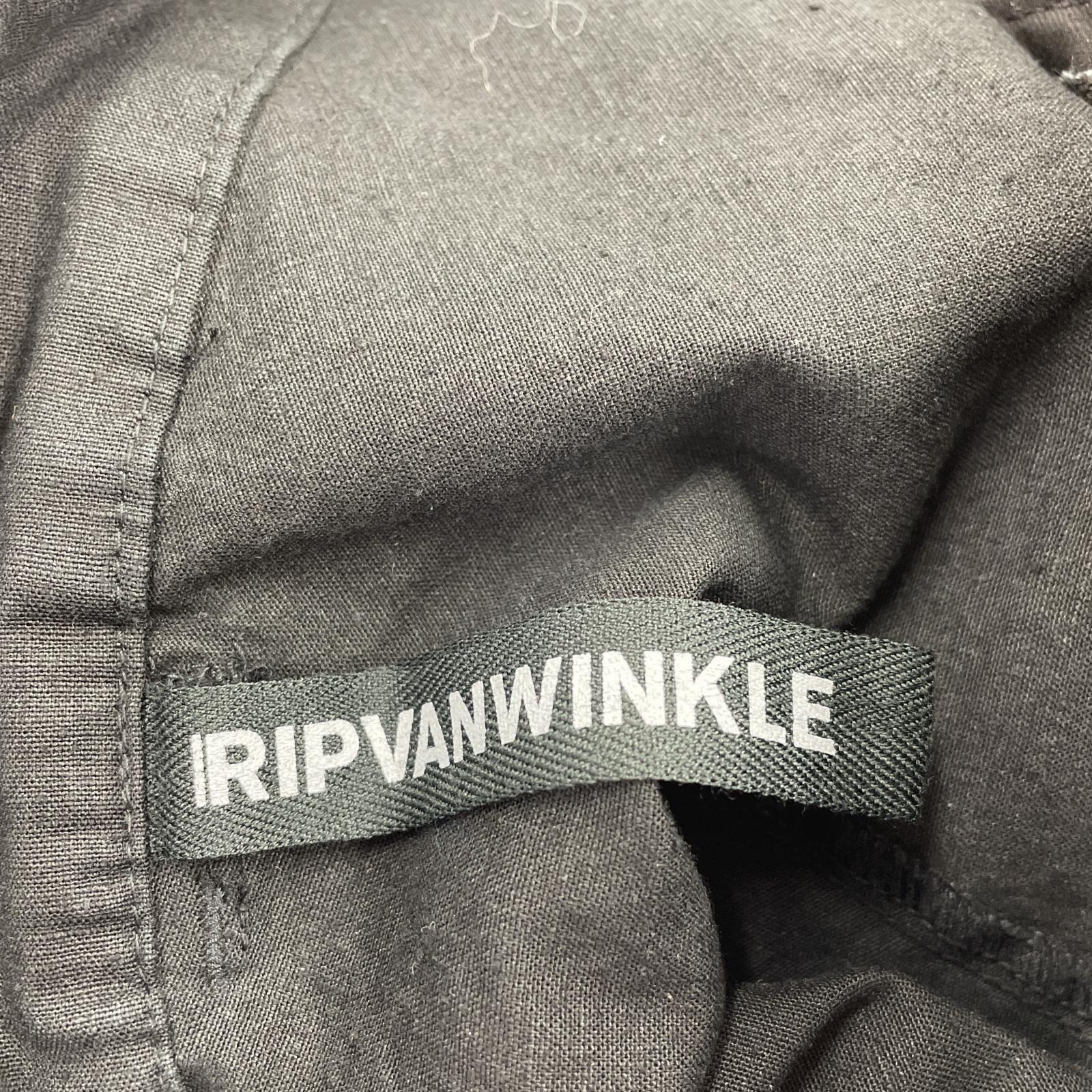 その他ボトムス ripvanwinkle ストレートパンツ W31 ブラック