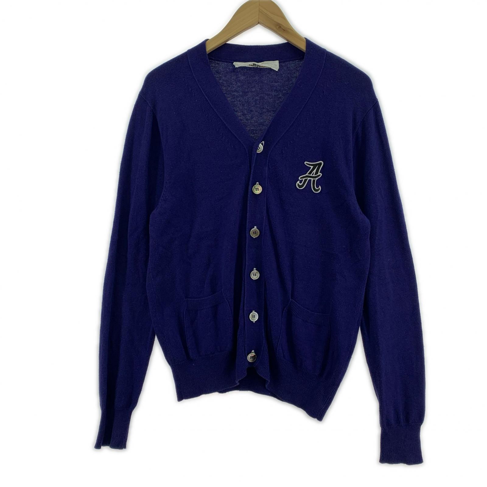 その他トップス GOLDEN GOOSE ニットカーディガン 青 パープル
