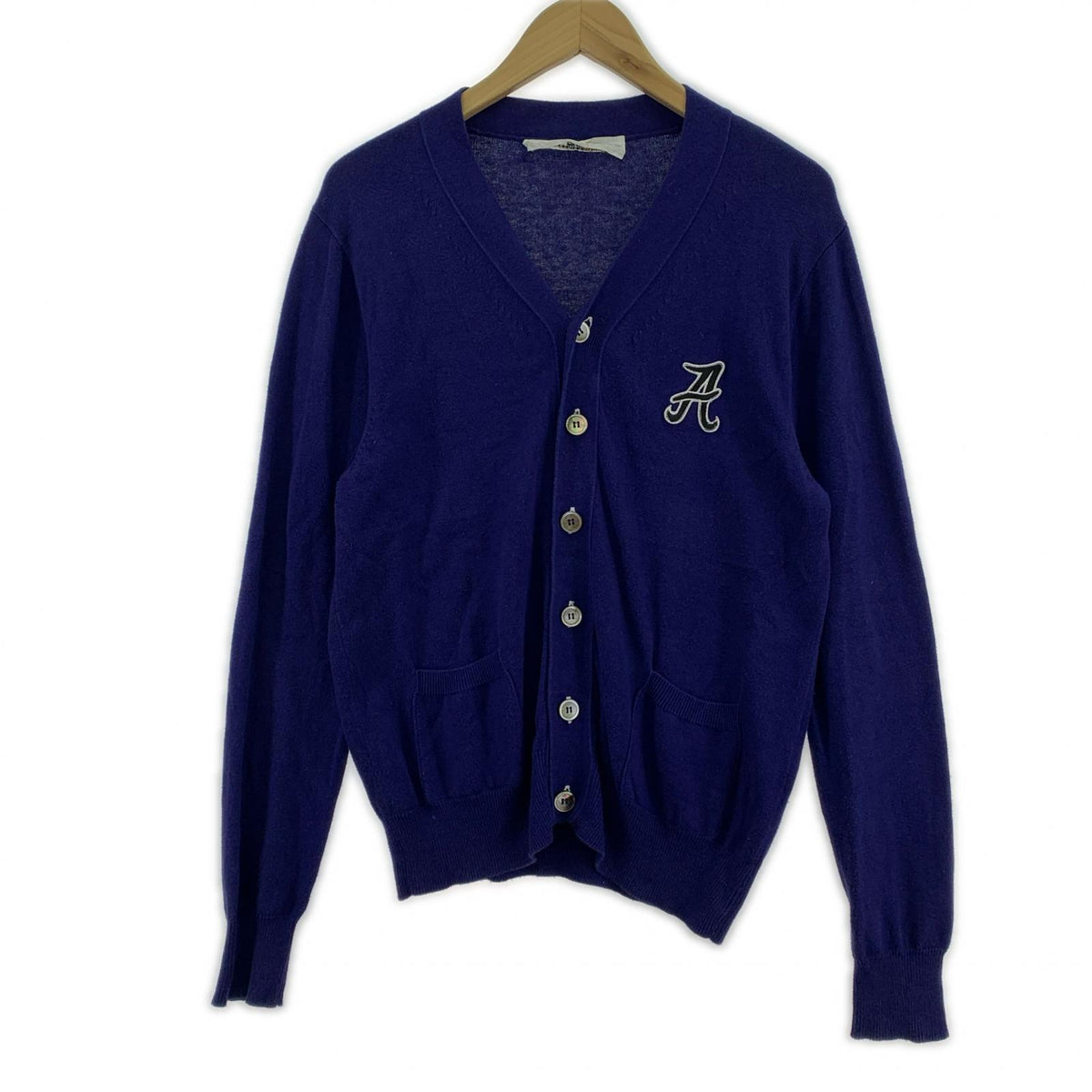 その他トップス GOLDEN GOOSE ニットカーディガン 青 パープル