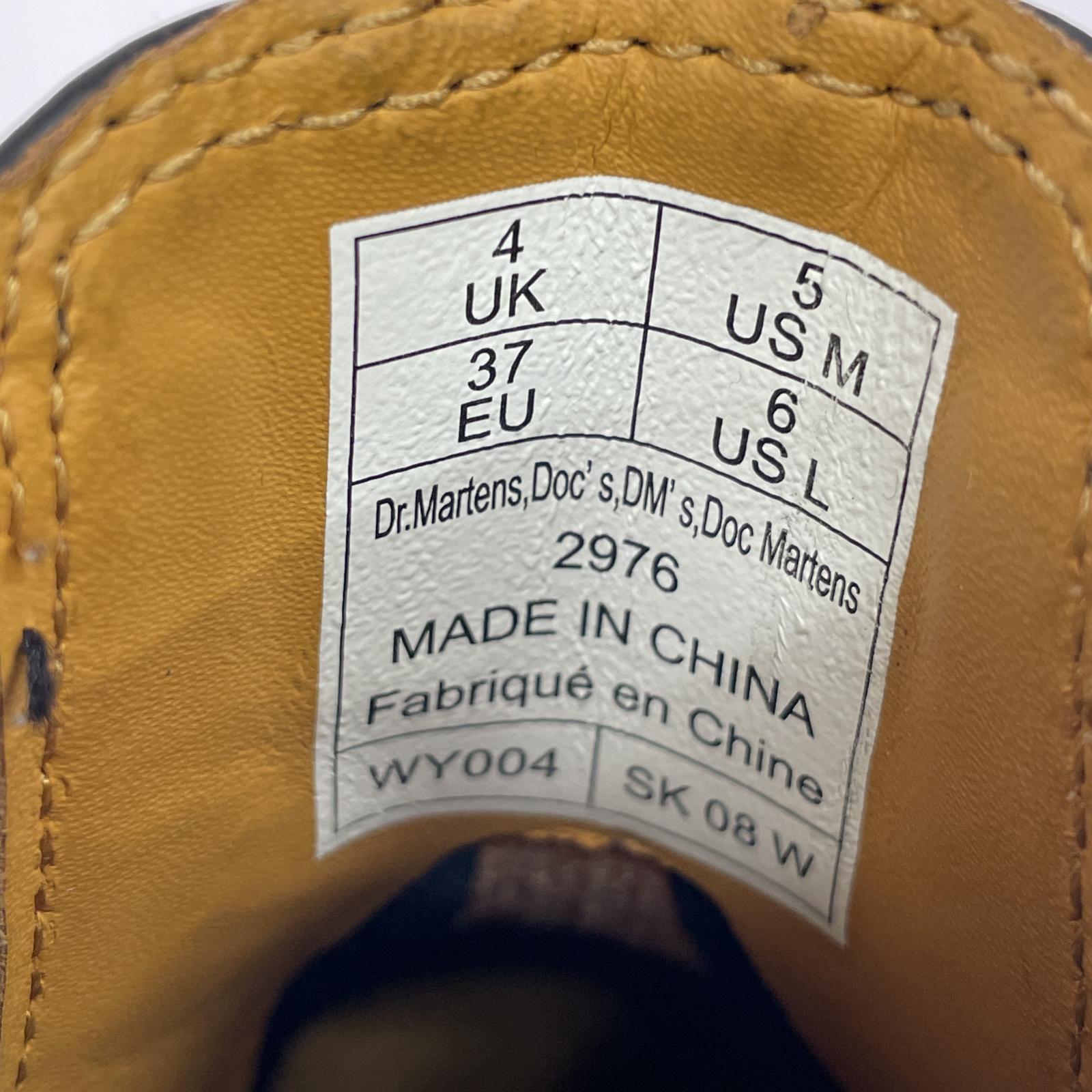 ブーツ Dr.Martens サイドゴア 2976MONO 24㎝ 黒 ブラック