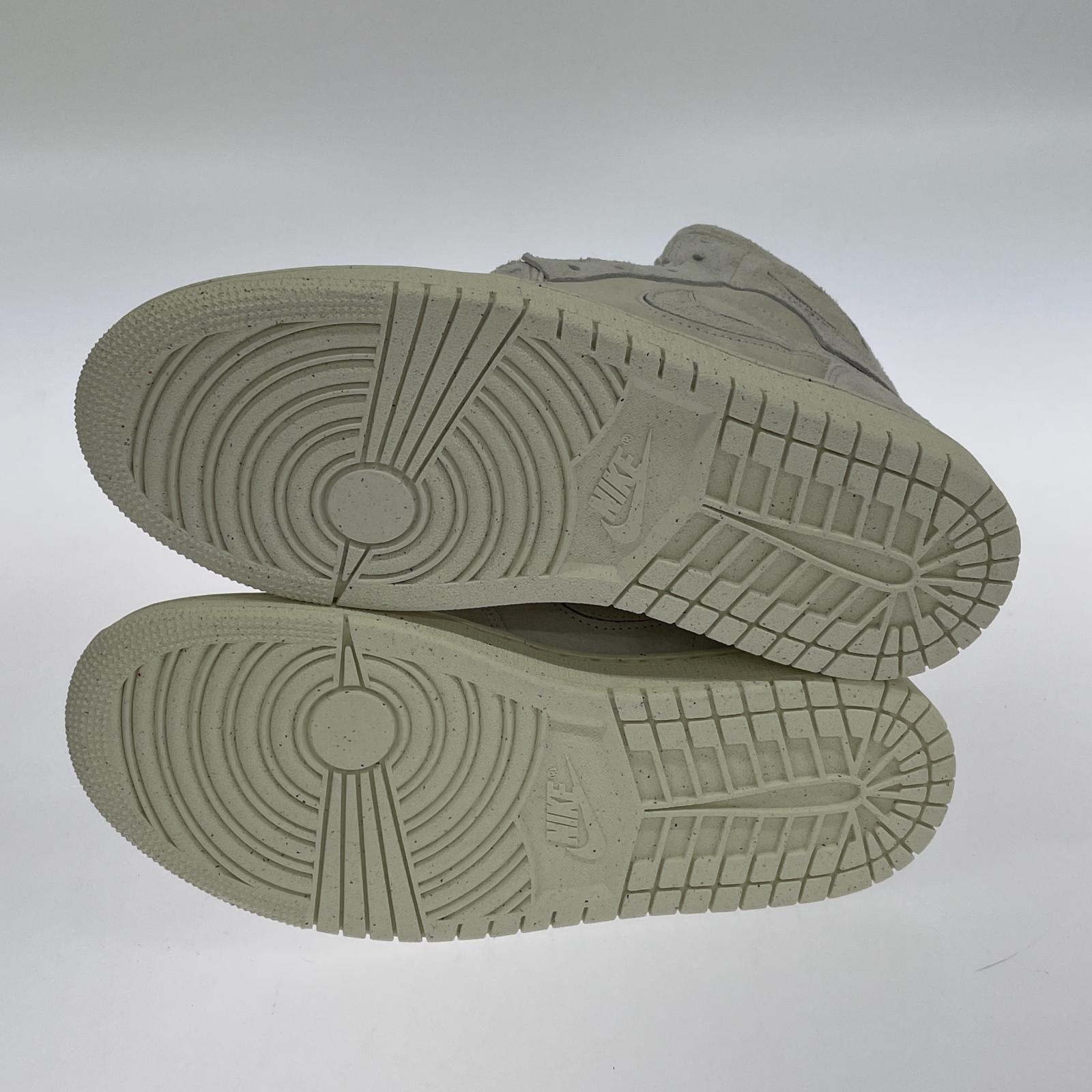 スニーカー NIKE AIR JORDAN1 MID SE CRAFT 25cm 25.5cm (US7 1/2 UK7 EU41) ホワイト