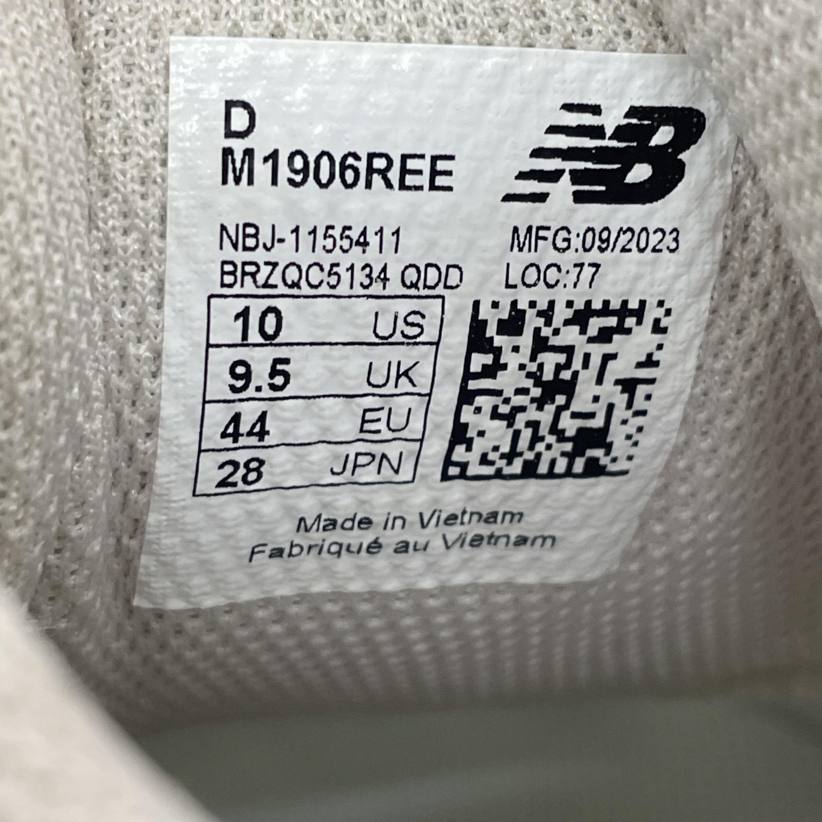 その他靴 NEW BALANCE M1906REE スニーカー 10 28cm (US10 UK9 1/2 EU46) ホワイト