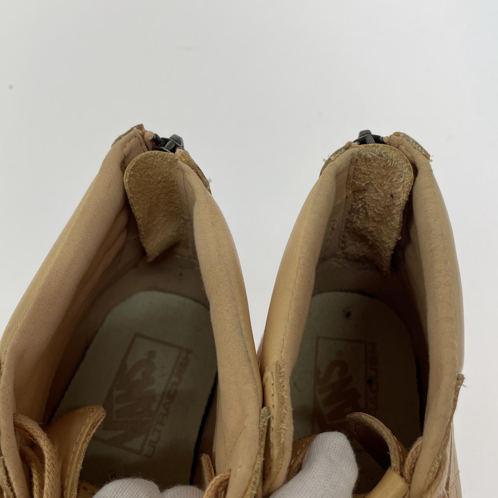 スニーカー VANS OF THE WALL ハイカットスニーカー(26)ベージュ ベージュ