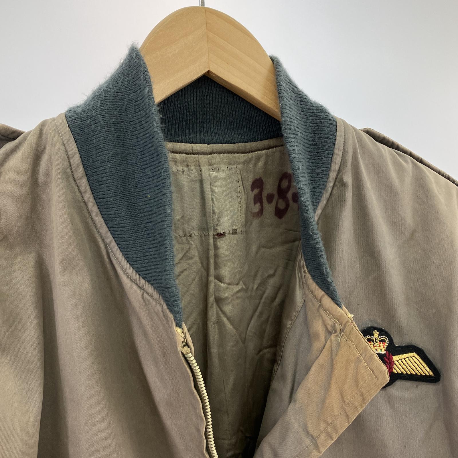 その他アウター 60s-70s ROYAL CANADIAN AIR FORCE カナダ空軍 フライトジャケット グレー グレー