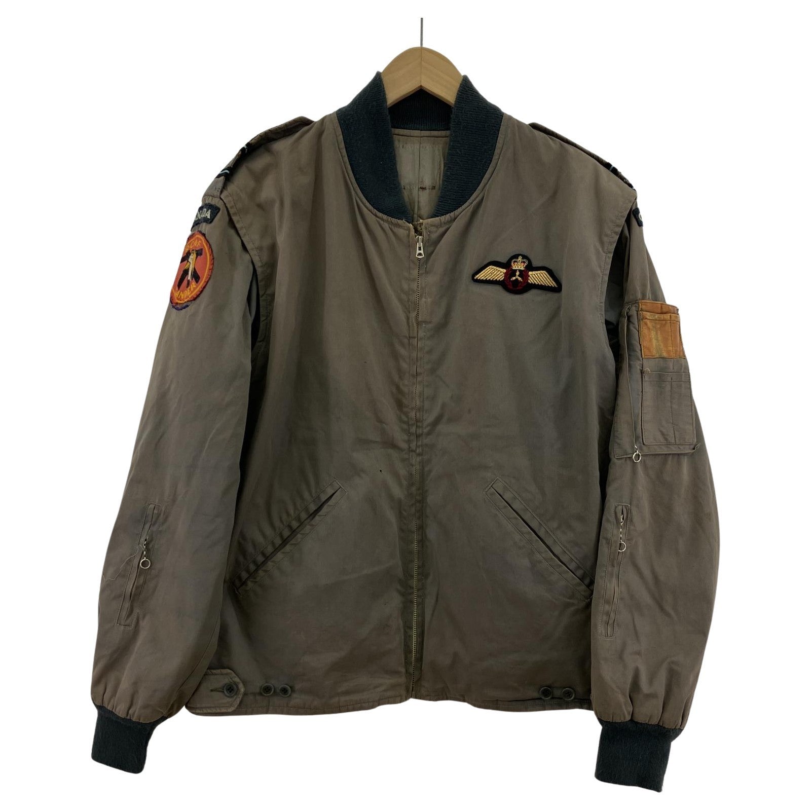 その他アウター 60s-70s ROYAL CANADIAN AIR FORCE カナダ空軍 フライトジャケット グレー グレー