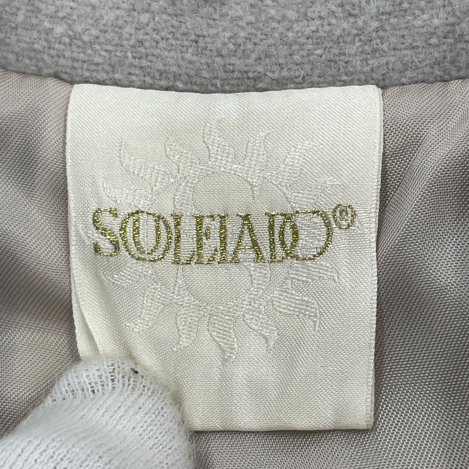 その他アウター SOULEIADO スタンドカラー ダブルコート 1 グレー