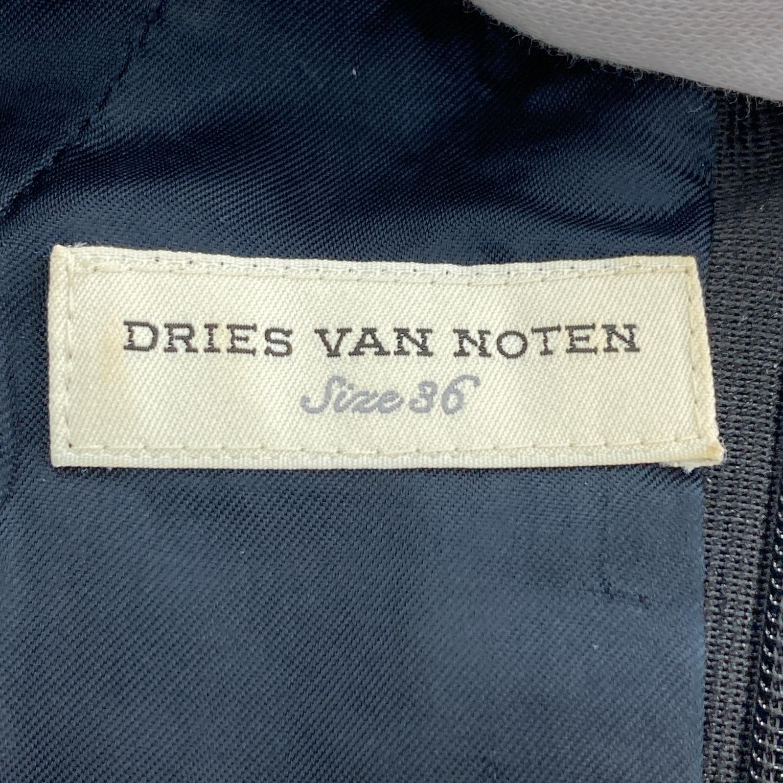 ワンピース DRIES VAN NOTEN ウールシルク ノースリーブ