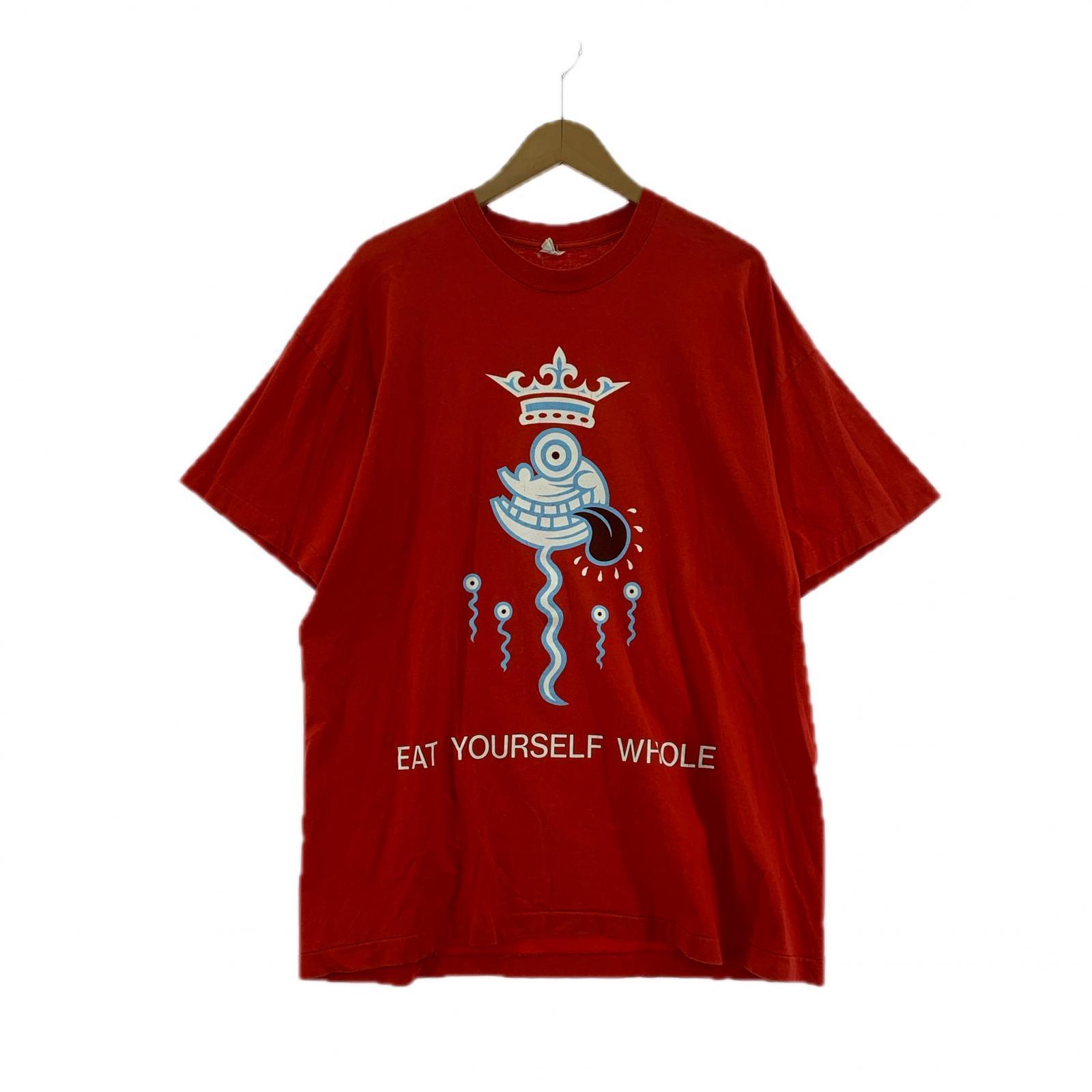 その他トップス 90s Kingmaker EAT YOURSELF WHOLE バンドTee - 赤 レッド
