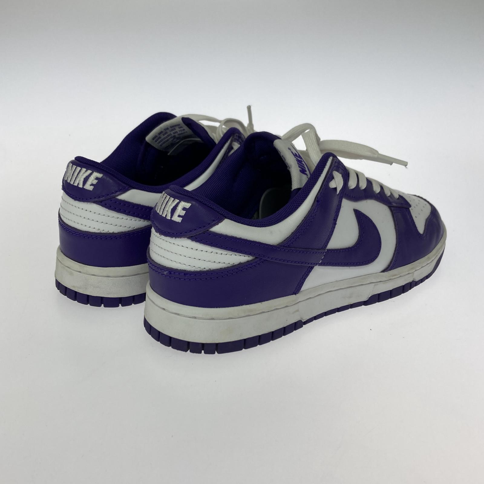 スニーカー NIKE Dunk Low Retro Championship Court Purple 26.5cm 26.5cm (US8 1/2 UK8 EU43)