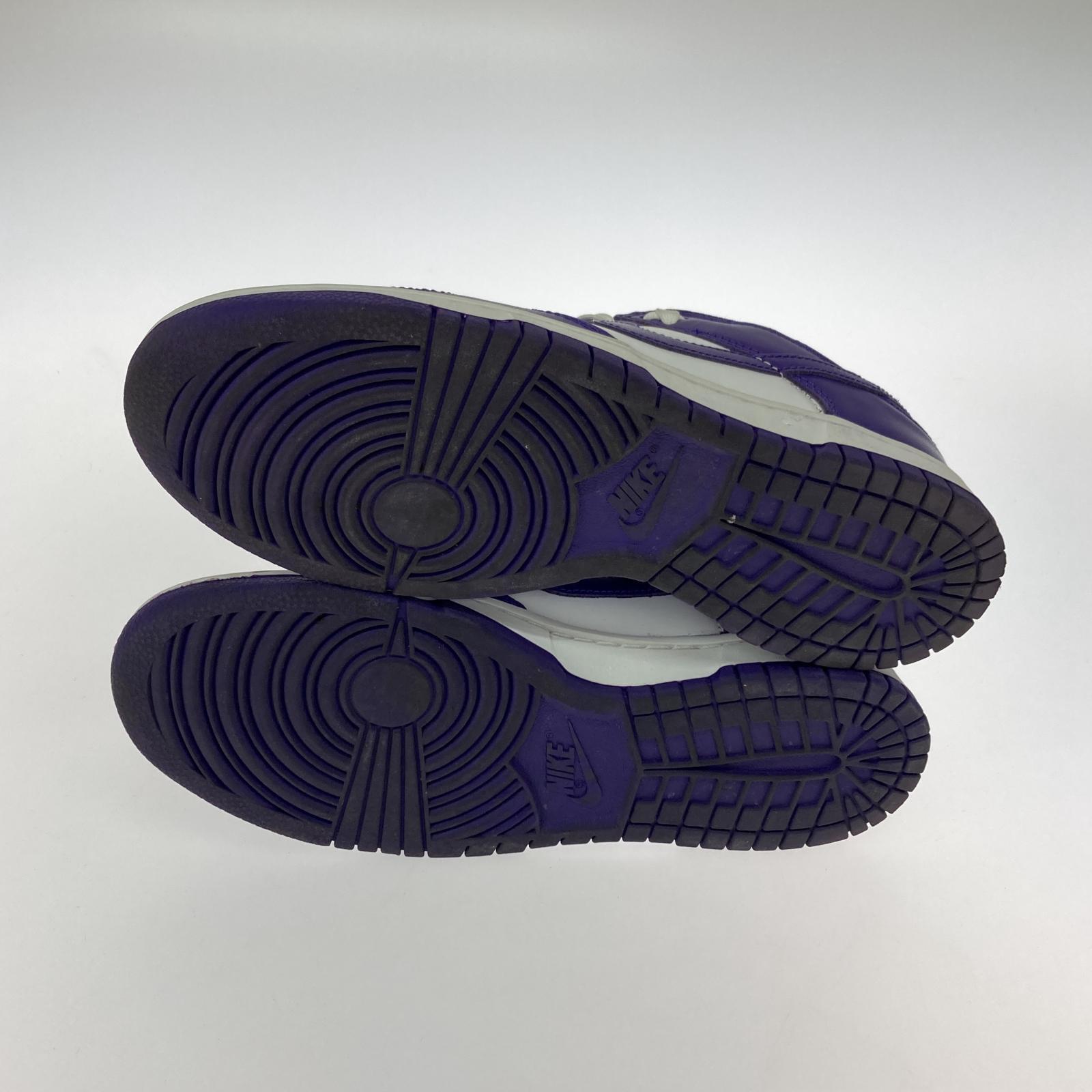 スニーカー NIKE Dunk Low Retro Championship Court Purple 26.5cm 26.5cm (US8 1/2 UK8 EU43)