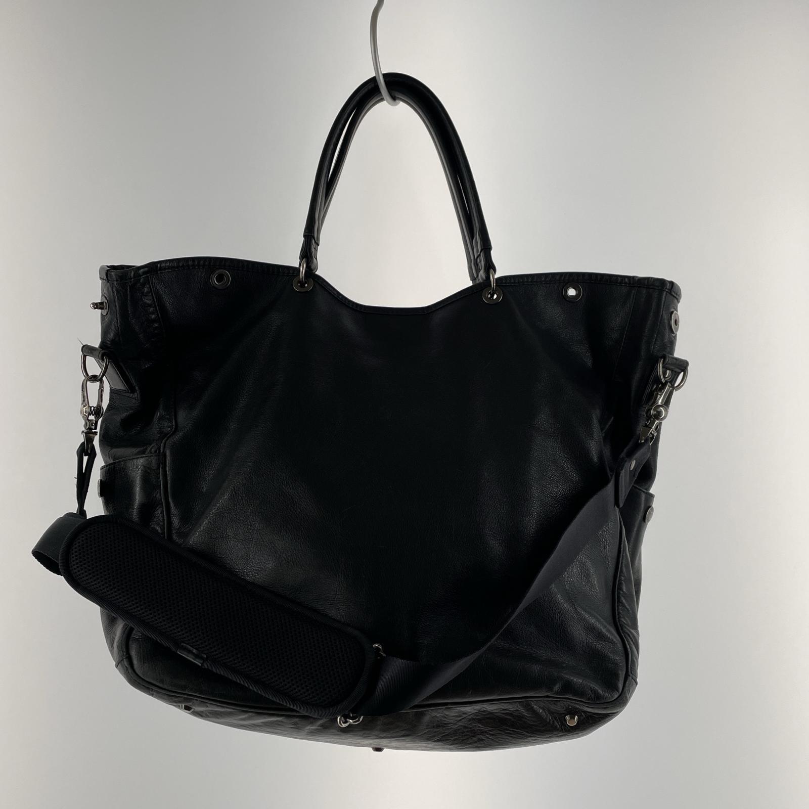 その他バッグ LUGGAGE LABEL レザ- 2WAYバッグ 黒 ブラック