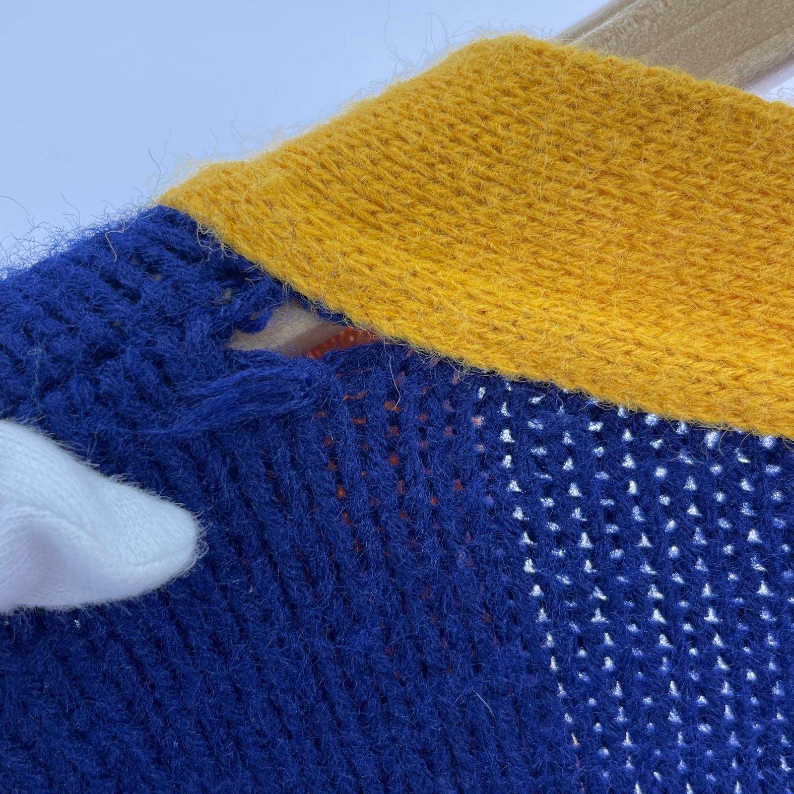 その他アウター SEARS 70s レタードカーディガン NVY ネイビー