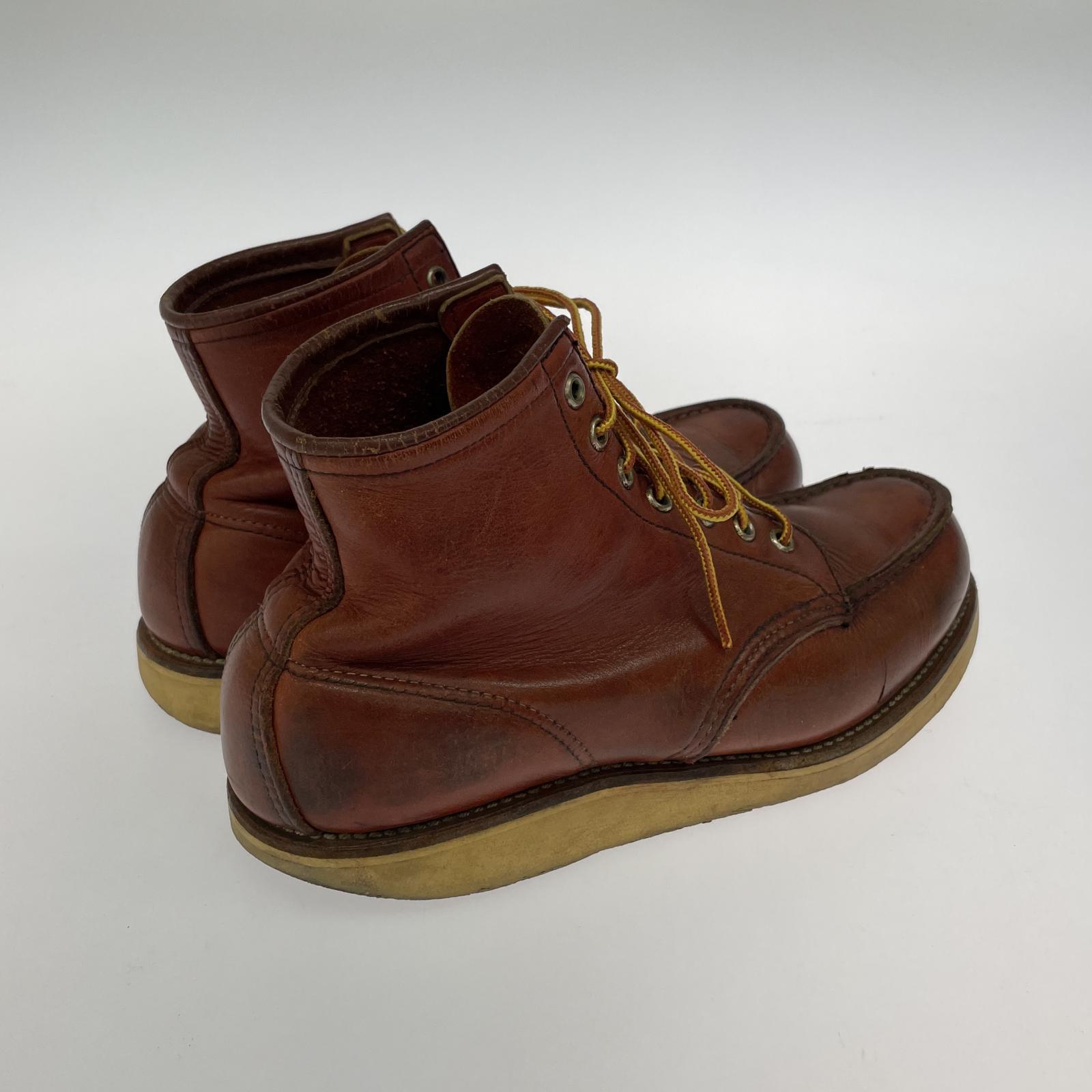 ブーツ RED WING レッドウィング 半円犬タグ 875 アイリッシュセッター (US7.5E) 赤茶 ブラウン