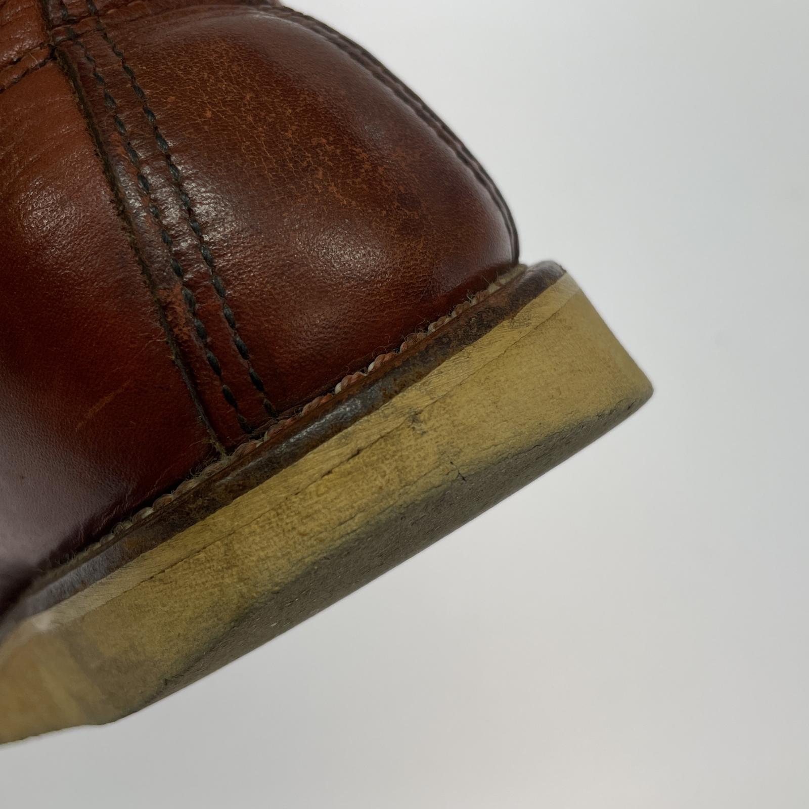 ブーツ RED WING レッドウィング 半円犬タグ 875 アイリッシュセッター (US7.5E) 赤茶 ブラウン