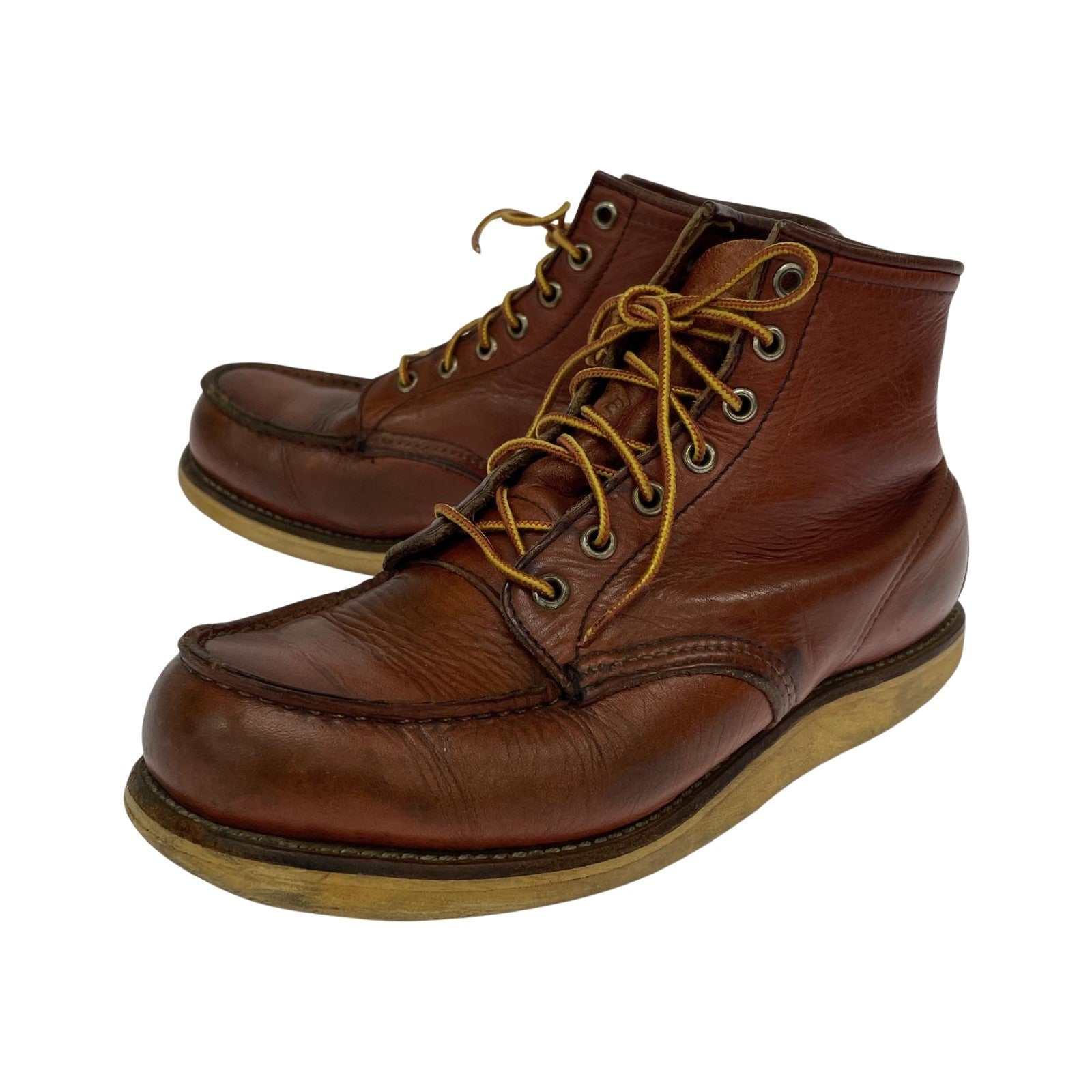 ブーツ RED WING レッドウィング 半円犬タグ 875 アイリッシュセッター (US7.5E) 赤茶 ブラウン