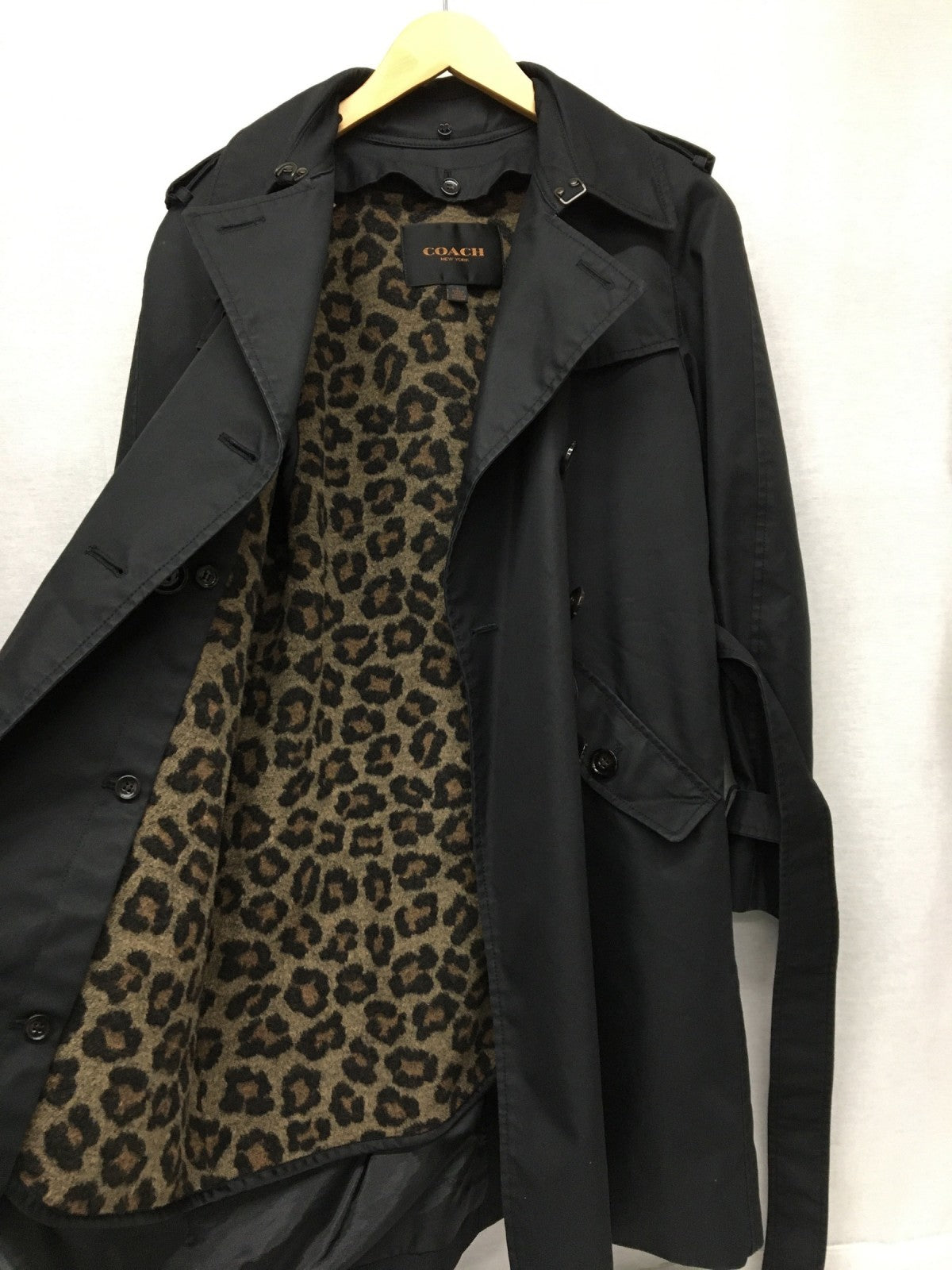 COACH ライナー付き トレンチコート(S) ブラック