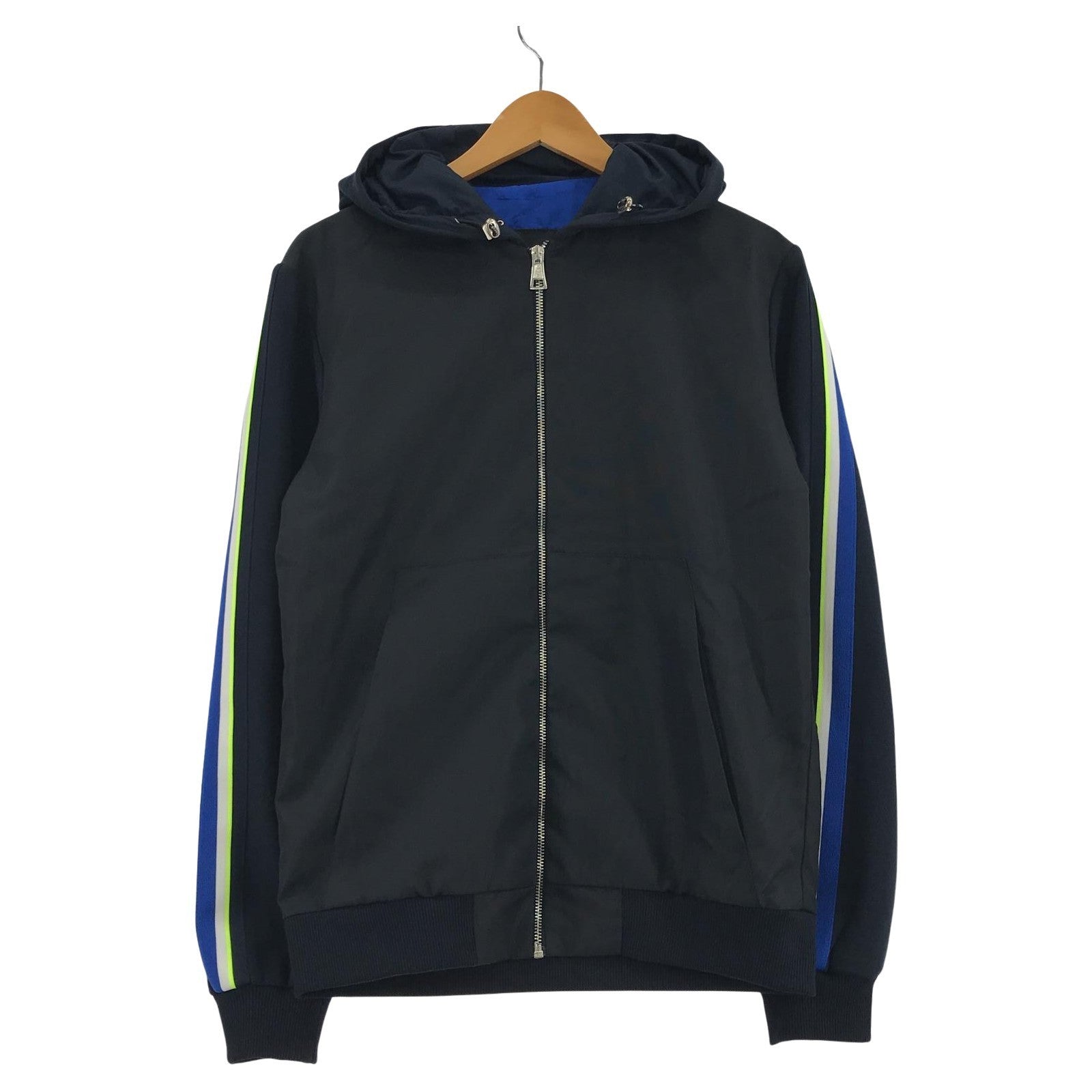 その他アウター PMSD PREMIUM MOOD DENIM SUPERIOR 切替ジップパーカー ネイビー S S ネイビー