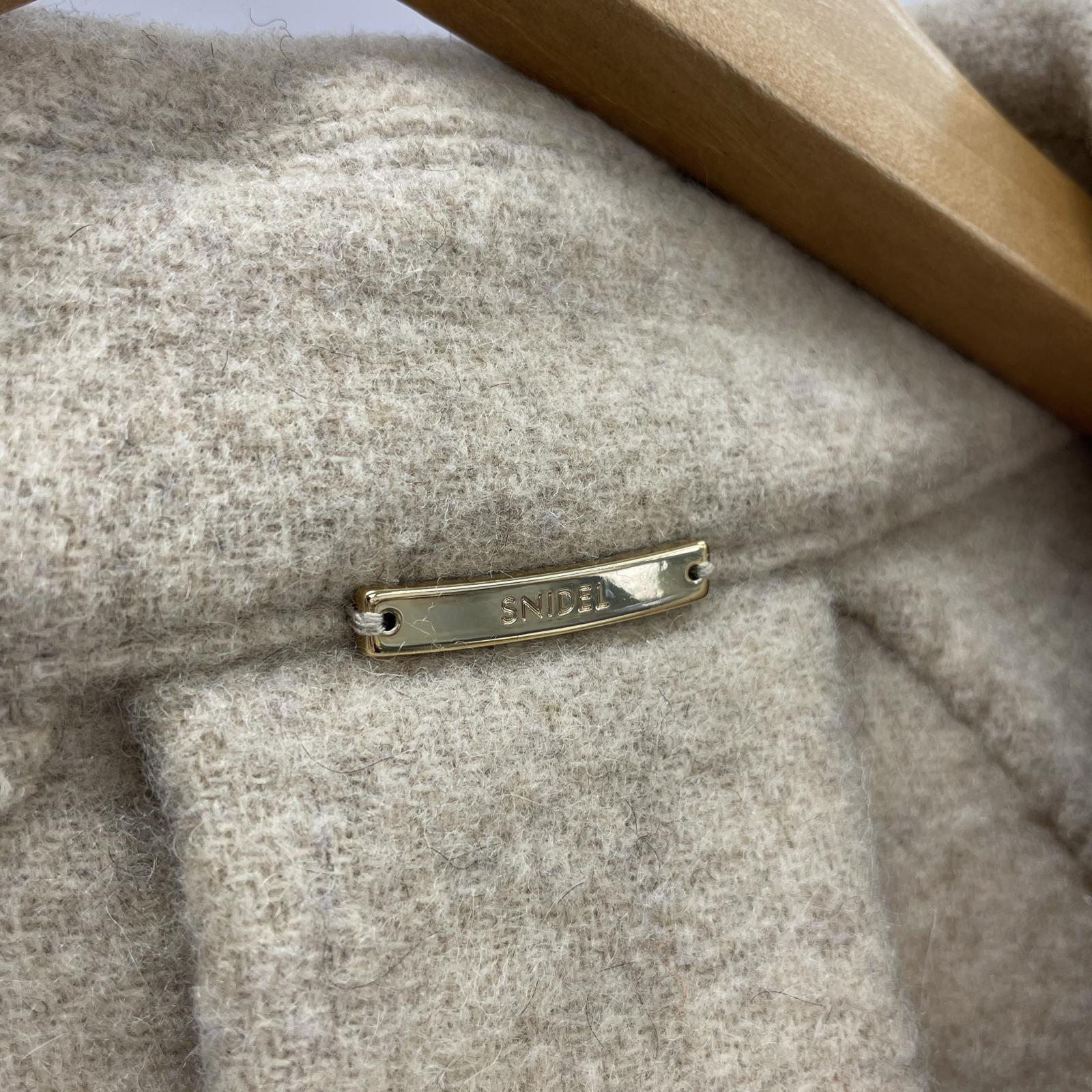 その他アウター snidel 21AW ステンカラーリバーコート ベージュ
