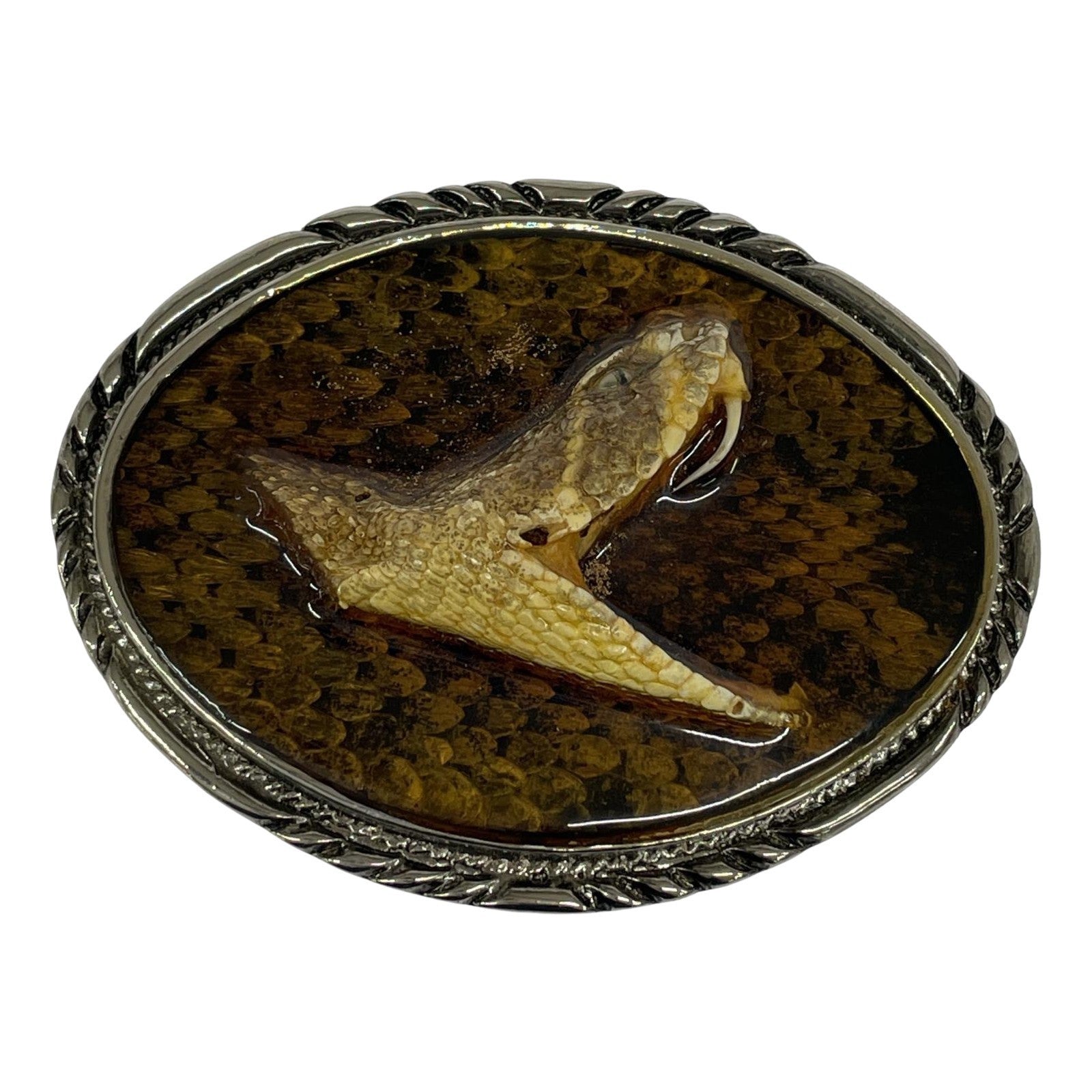 その他アクセサリー DIAMONDBACK ヘビ剥製 バックル