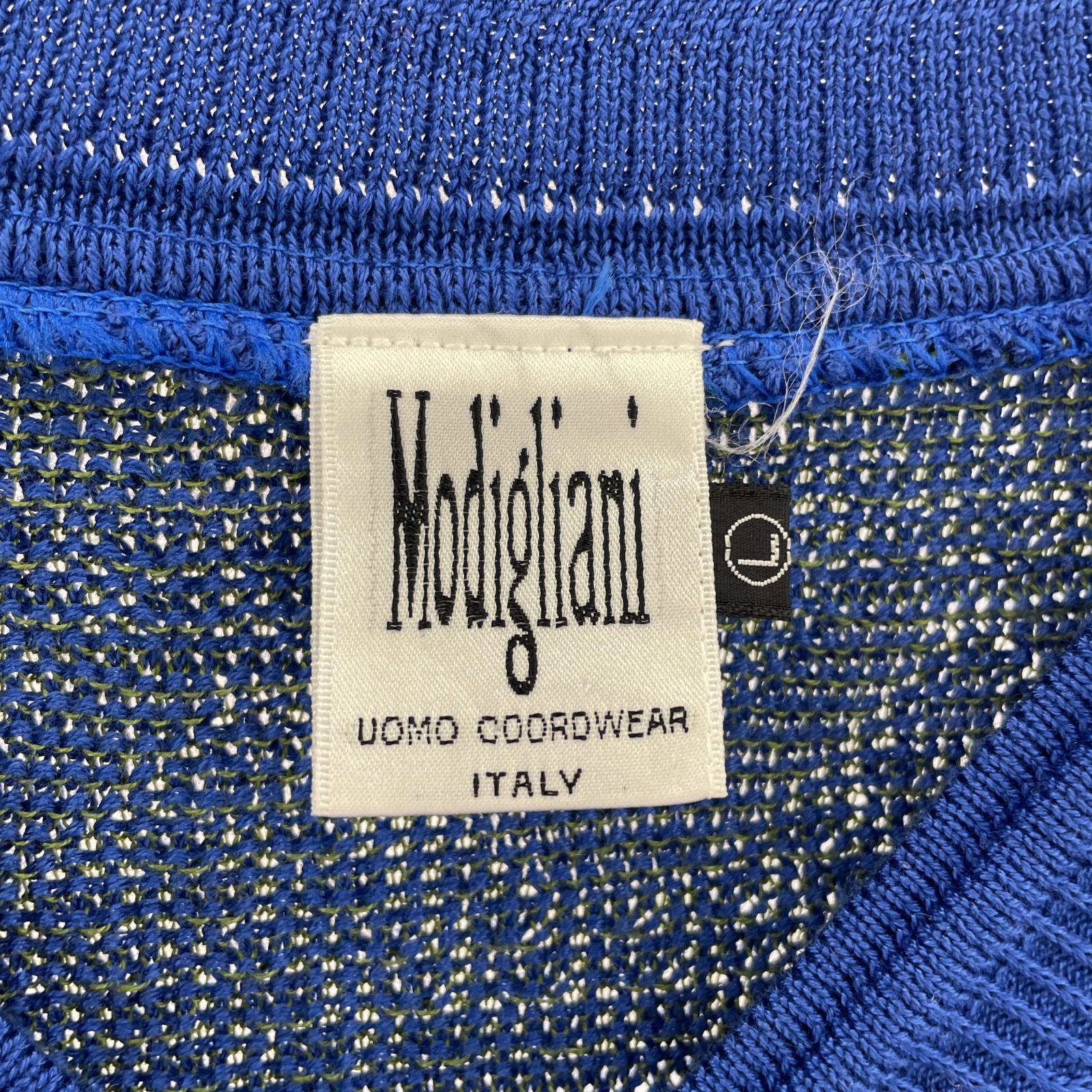 その他トップス Modigliani イタリア製 ニットセーター ブルー (L) L ブルー