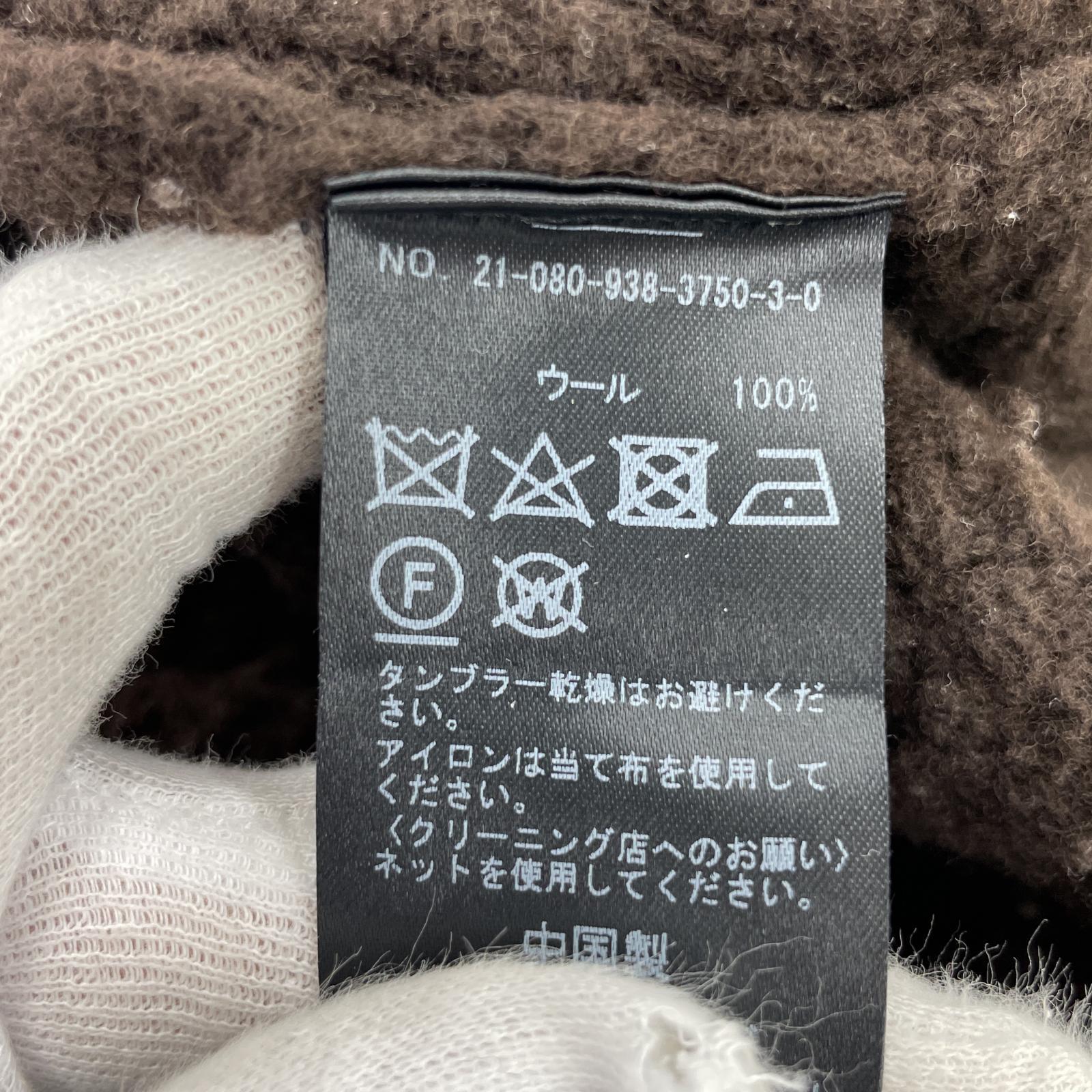 その他トップス VERMEIL クルーネックニット ブラウン 21-080-938-3750-3-0 ブラウン