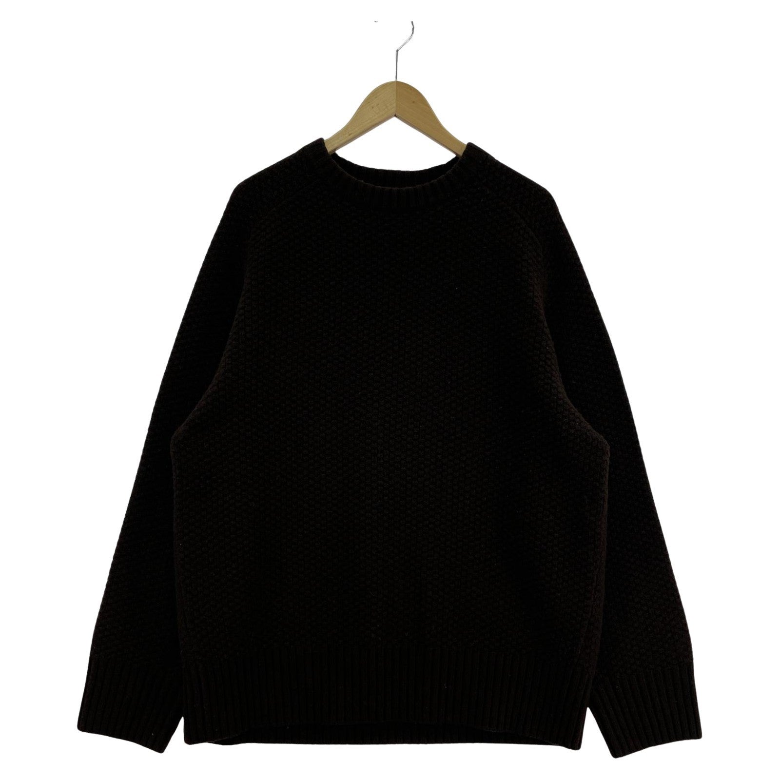 その他トップス VERMEIL クルーネックニット ブラウン 21-080-938-3750-3-0 ブラウン