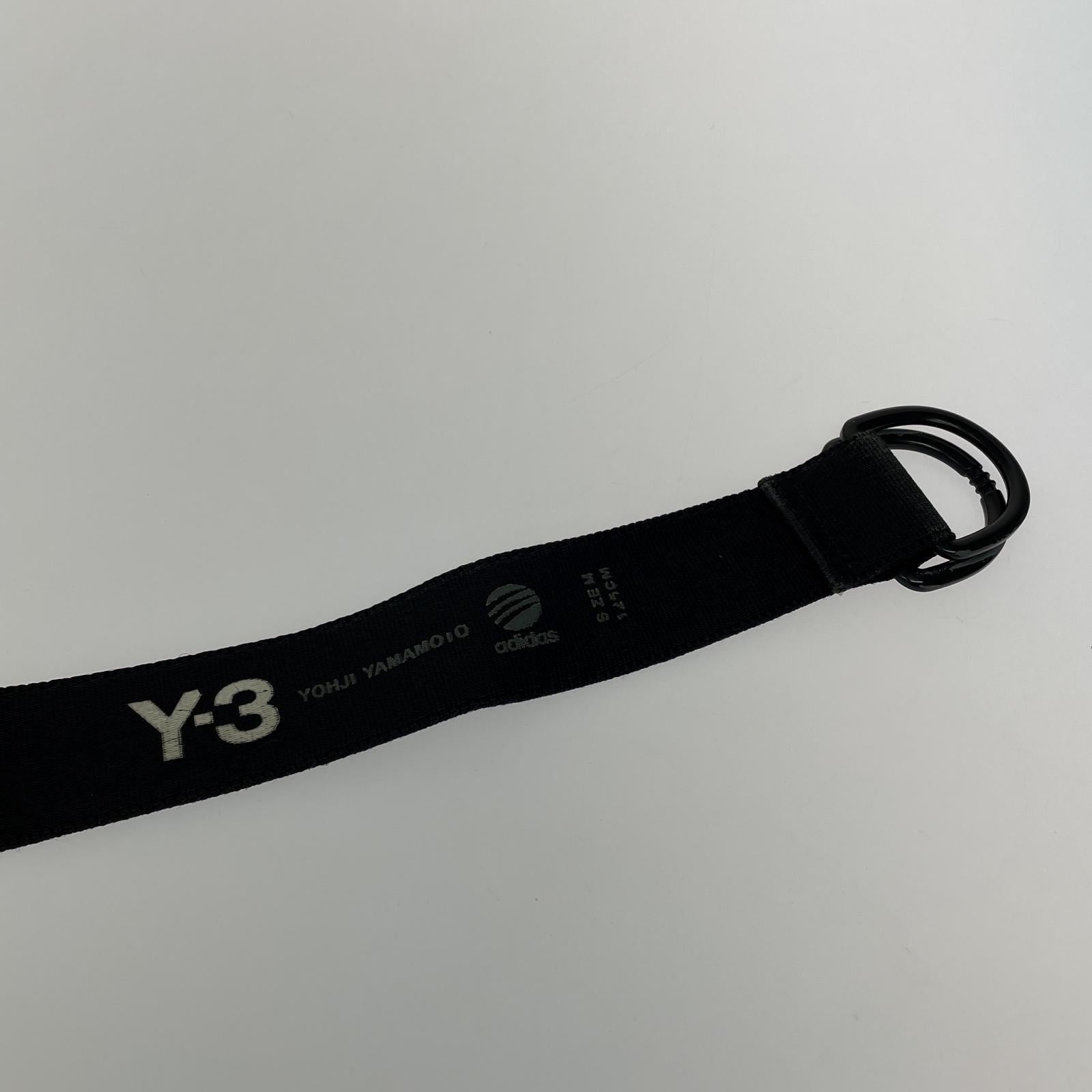その他アクセサリー Y-3 ロゴベルト 黒 ブラック