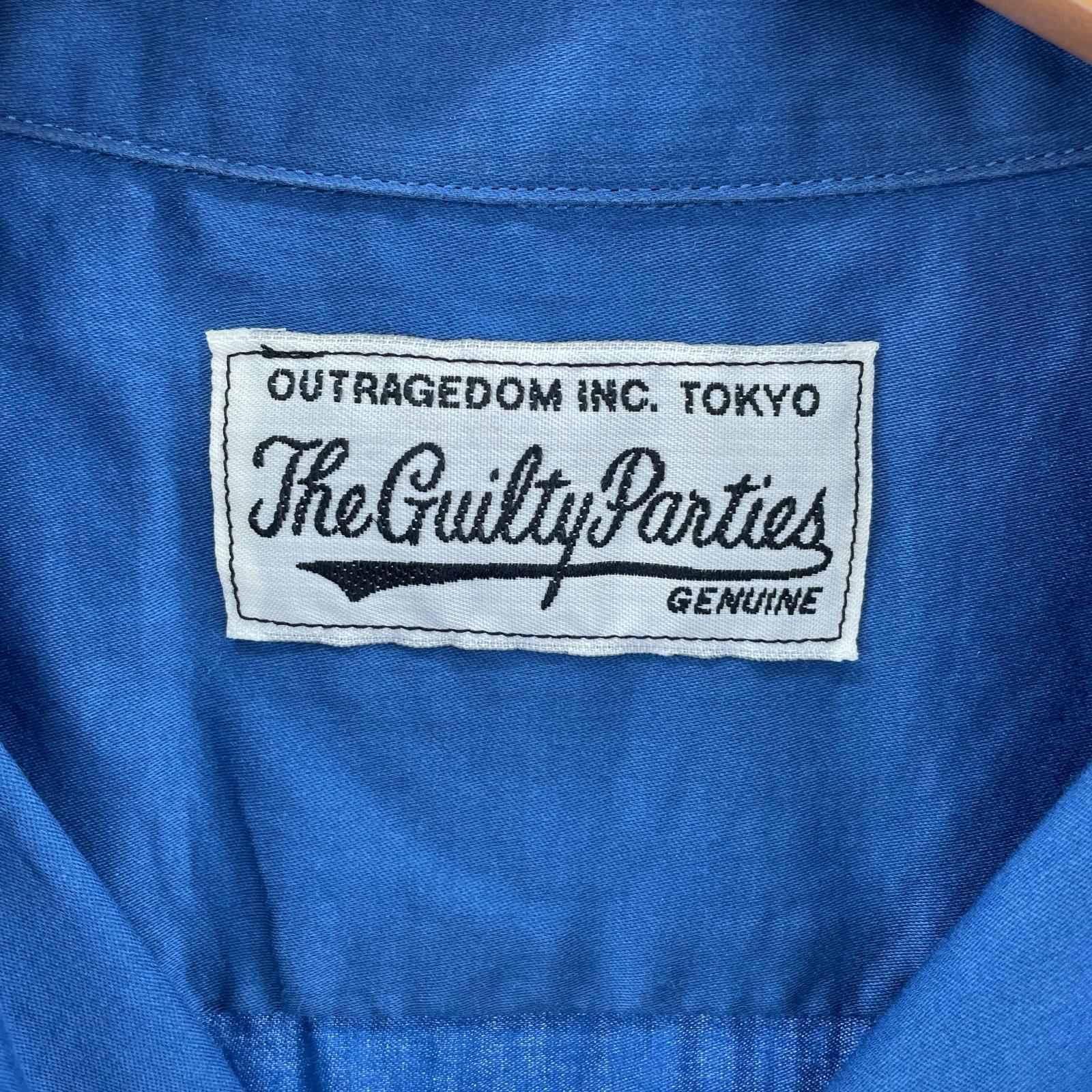 長袖シャツ WACKO MARIA S/S オープンカラーシャツ BLU M M ブルー