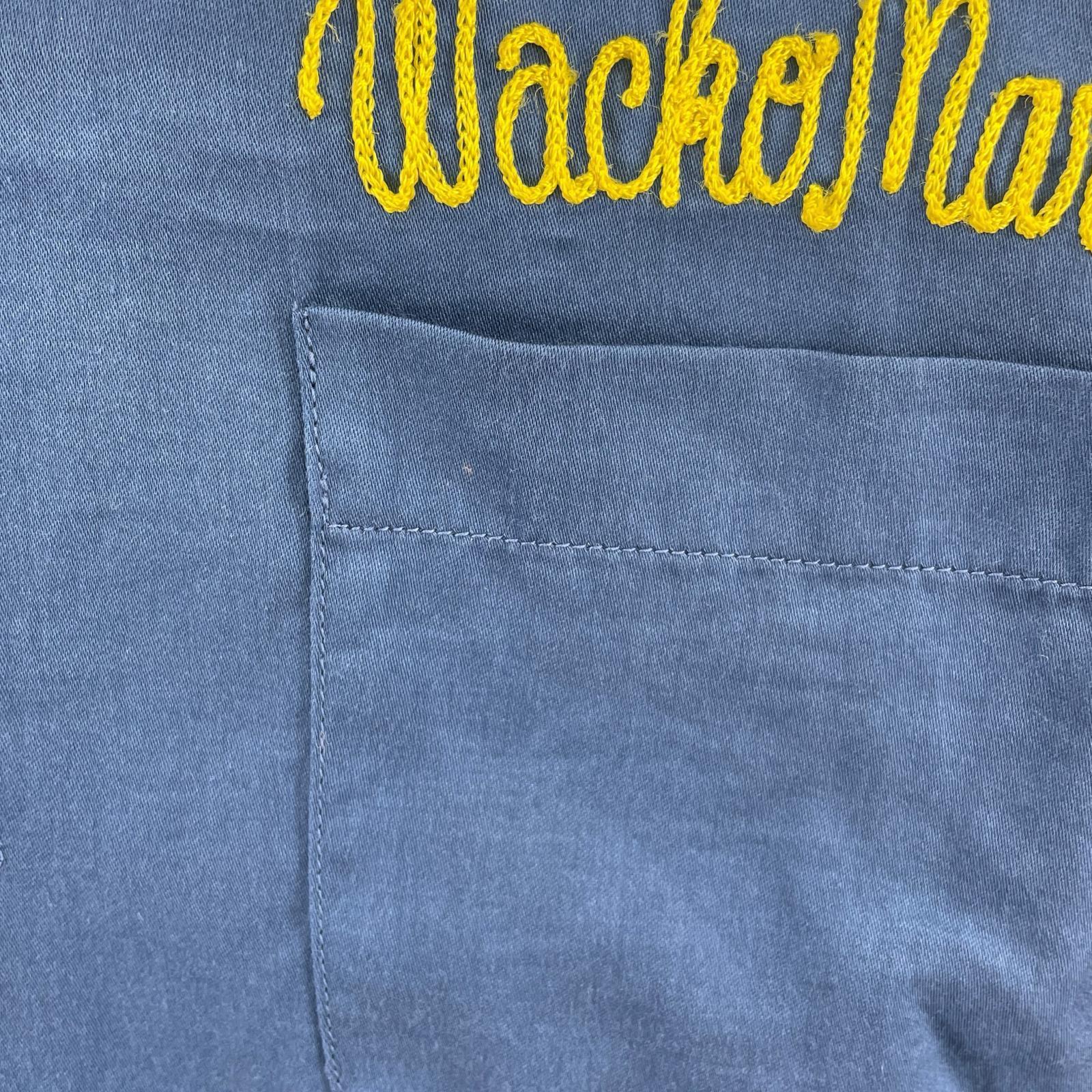 長袖シャツ WACKO MARIA S/S オープンカラーシャツ BLU M M ブルー