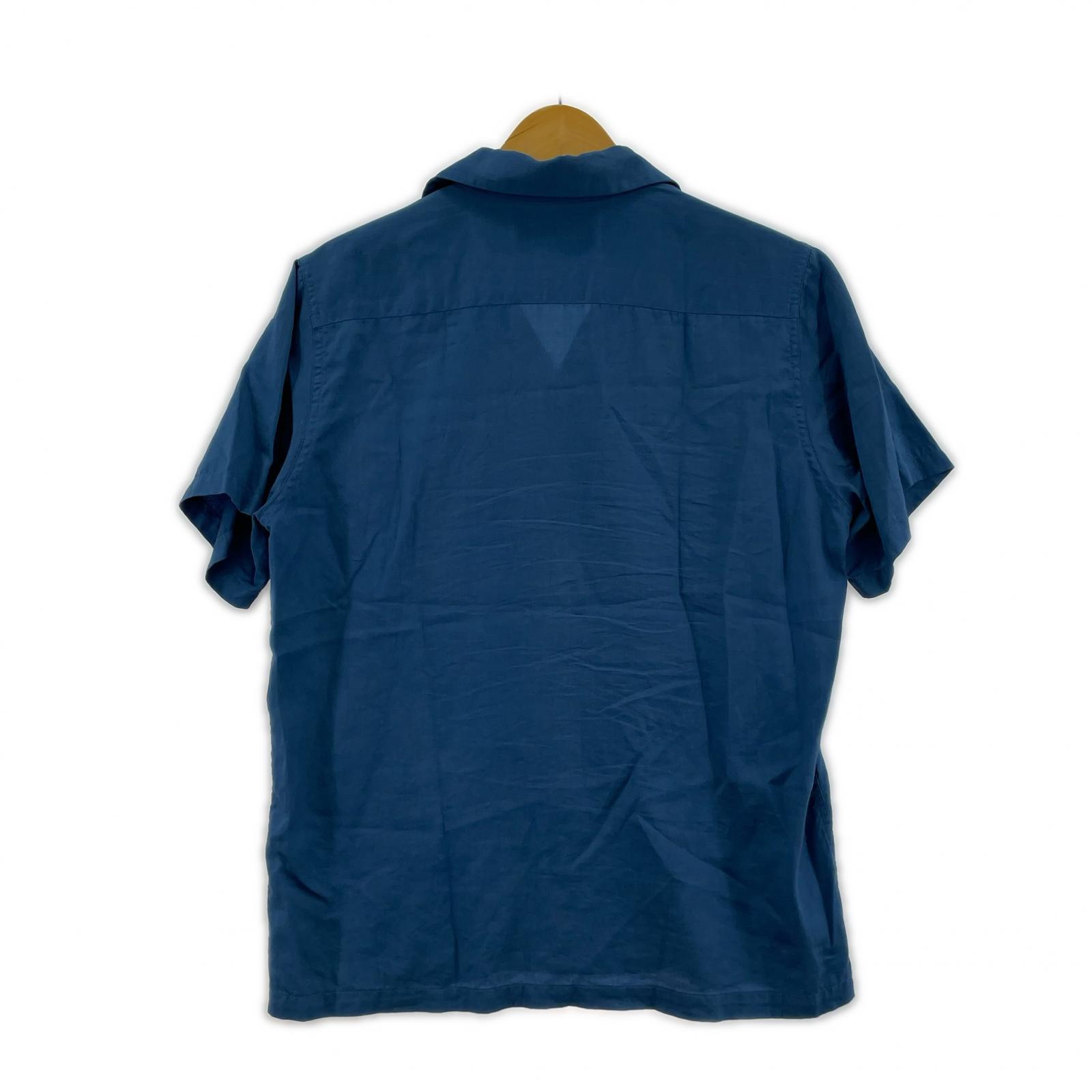 長袖シャツ WACKO MARIA S/S オープンカラーシャツ BLU M M ブルー