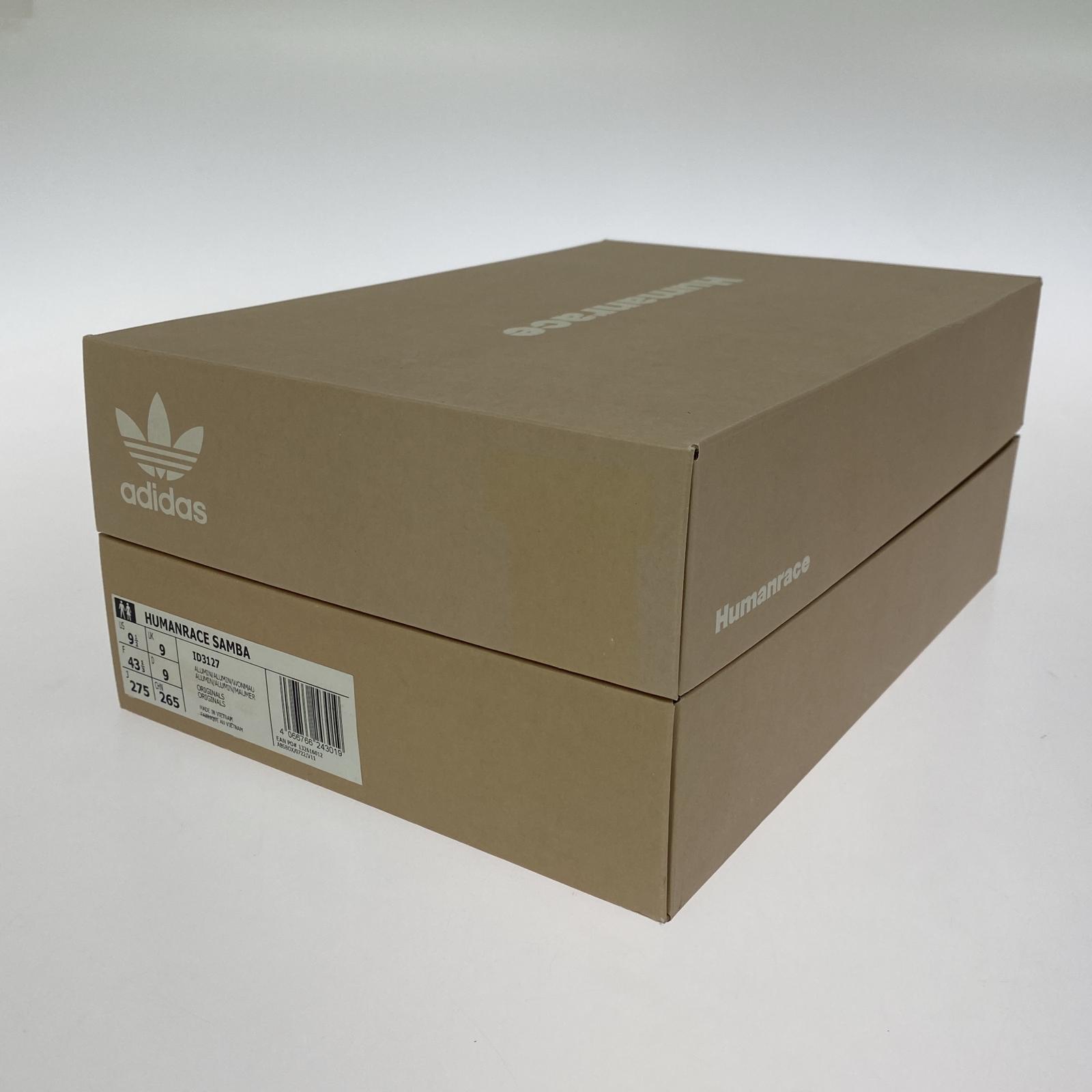 スニーカー adidas PHARRELL WILLIAMS SAMBA HUMAN RACE 27.5cm US9.5 27.5cm (US9 1/2 UK9 EU45) ベージュ