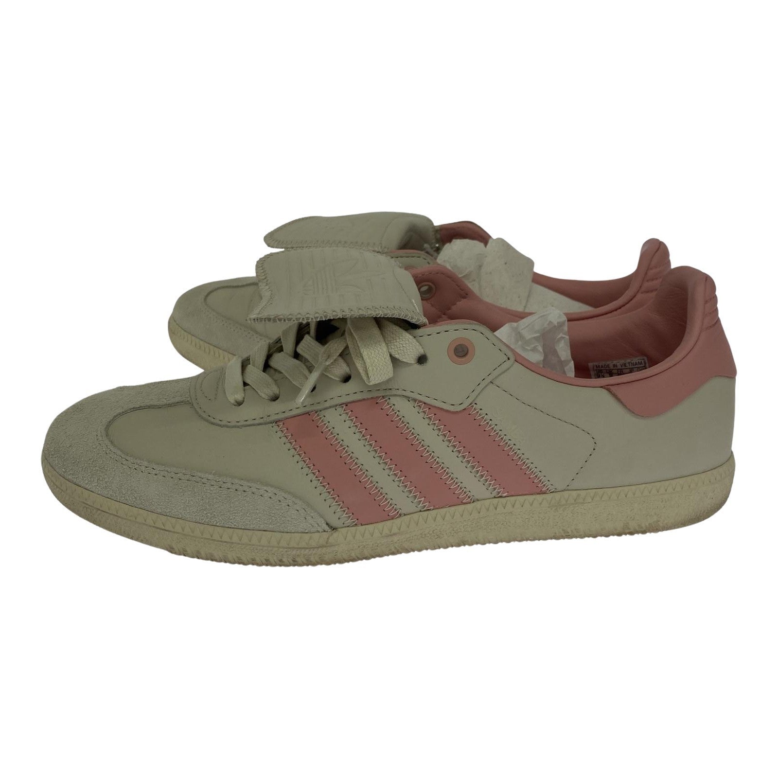 スニーカー adidas PHARRELL WILLIAMS SAMBA HUMAN RACE 27.5cm US9.5 27.5cm (US9 1/2 UK9 EU45) ベージュ