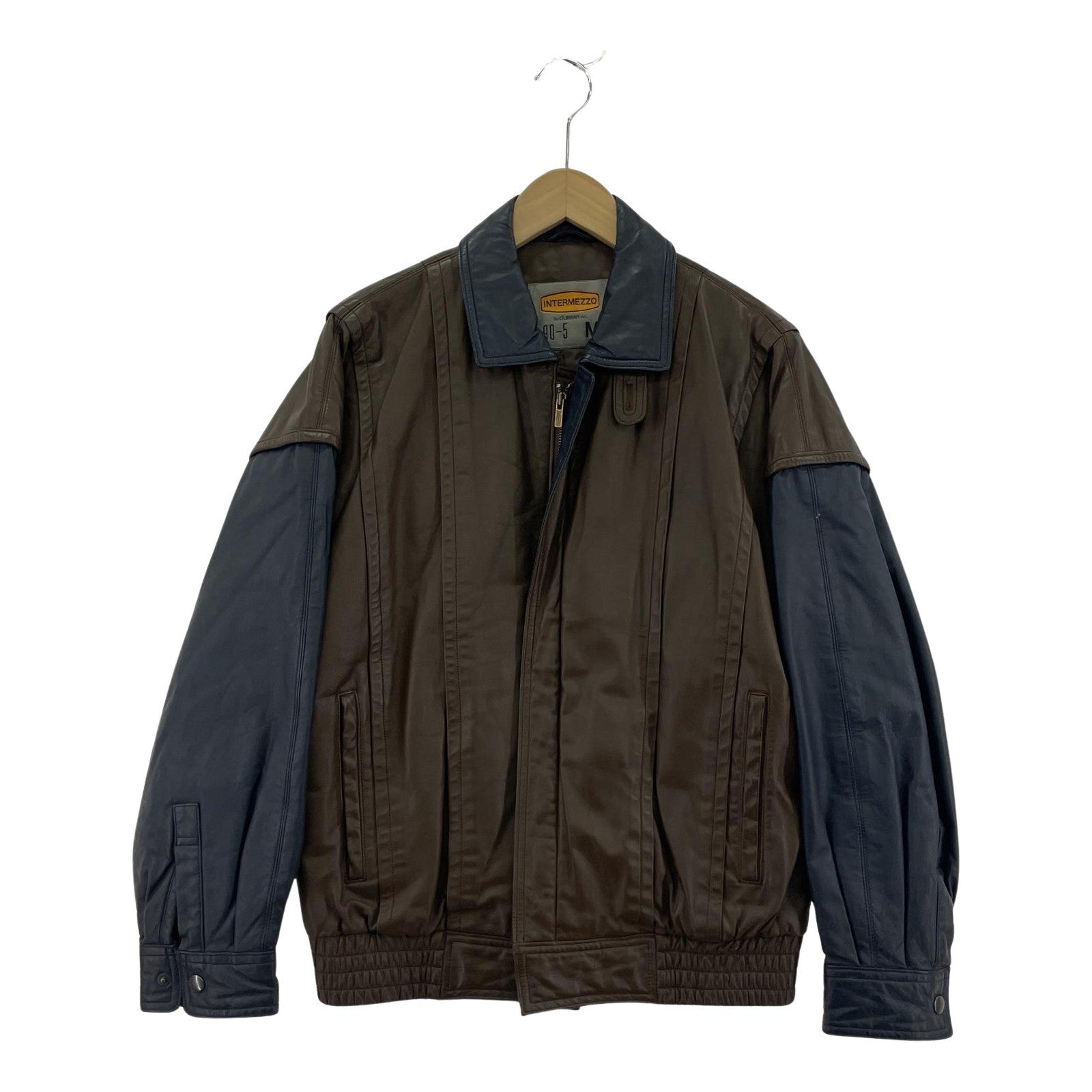 その他アウター INTER MEZZO カウレザー ジャケット ブラウン (M) M
