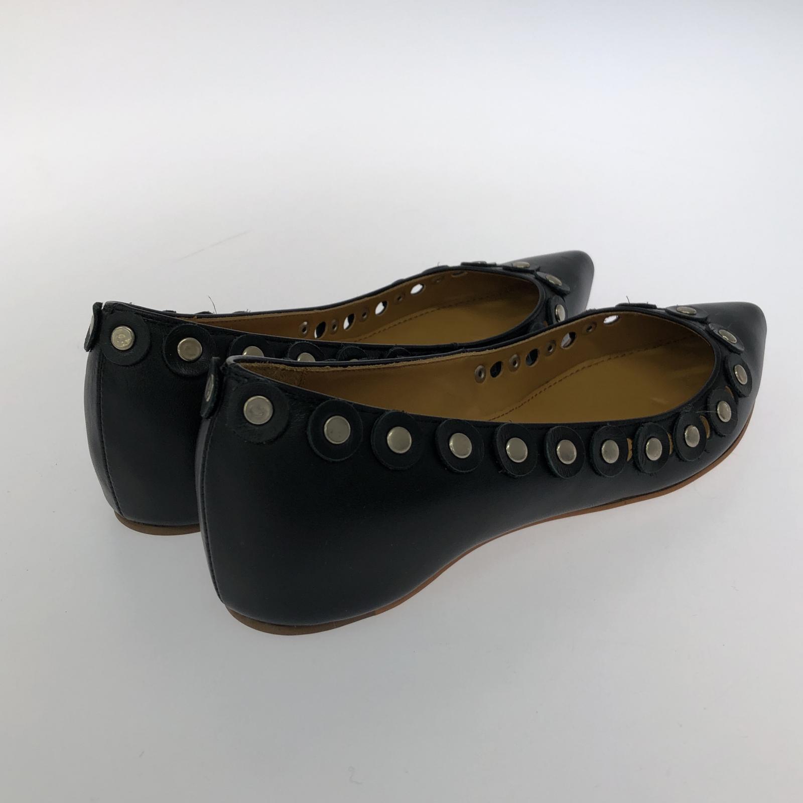 その他靴 CHEMBUR スタッズフラットパンプス/BLK/35 35 ブラック