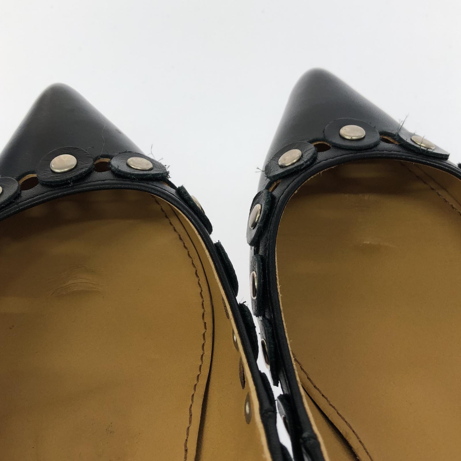 その他靴 CHEMBUR スタッズフラットパンプス/BLK/35 35 ブラック