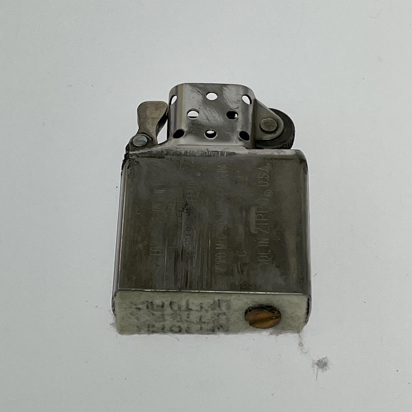 ライター ZIPPO 96年製 アダムスキー オイルライター シルバー