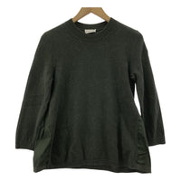その他トップス MONCLER GIROCOLLO TRICOT カシミヤニットセーター S グリーン