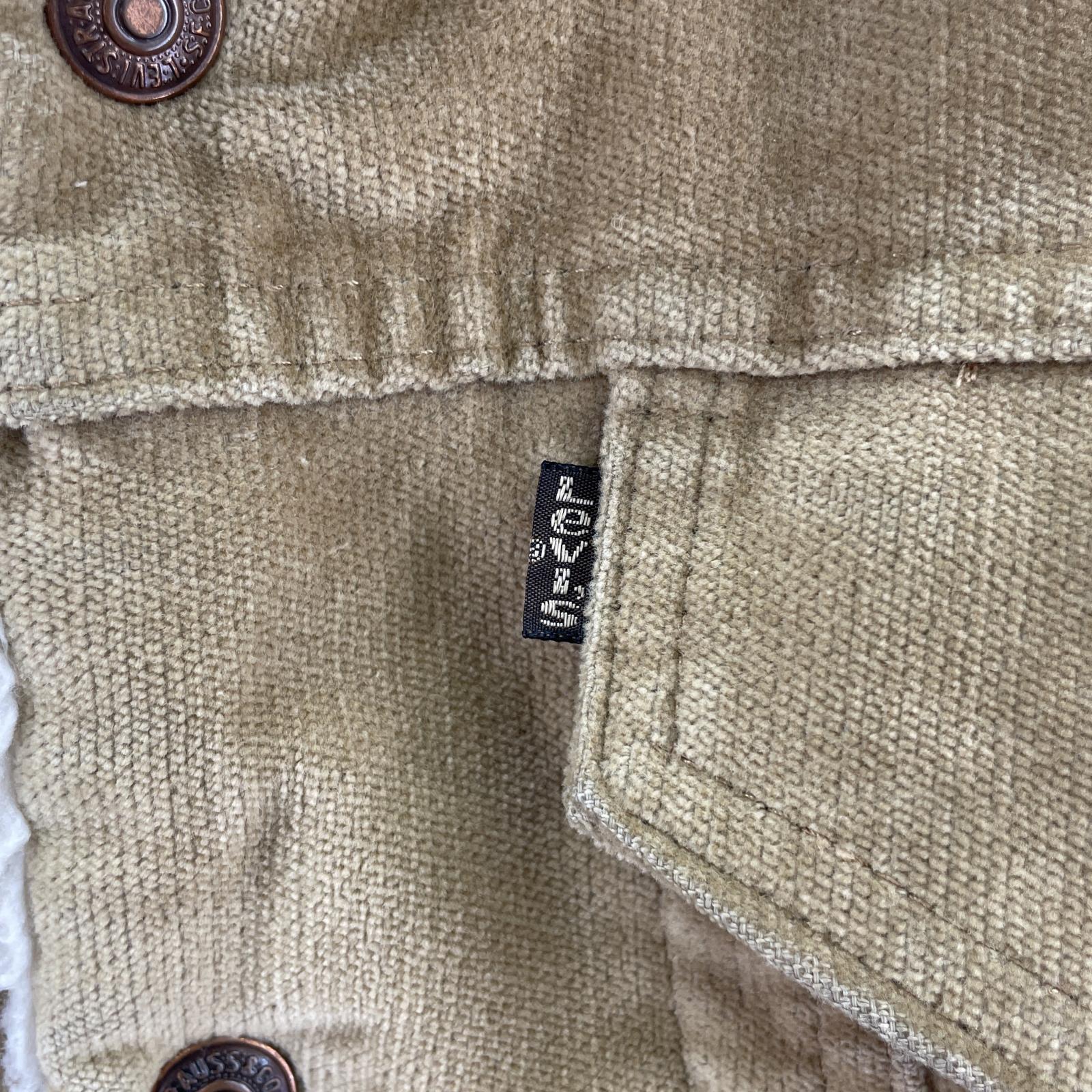その他アウター Levi's ベロアボアジャケット (36) キャメル